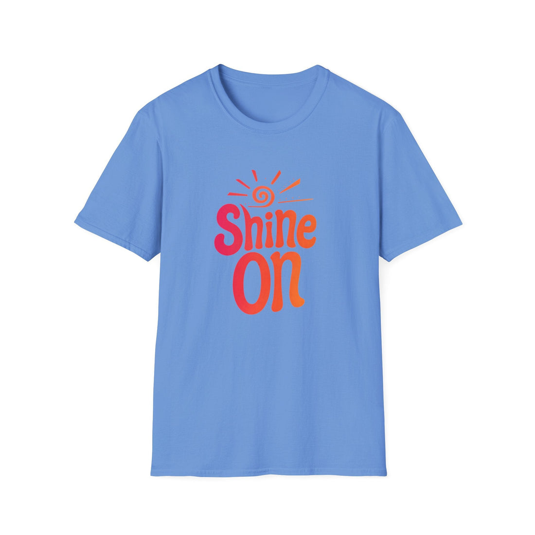 Shine On Unisex Softstyle T-Shirt, Positive Vibes Tee, Fun Graphic Shirt, Casual Wear, Gift for Friends, Brighten Your Day - T-Shirt - Positively Sassy - Shine On Unisex Softstyle T-Shirt, Positive Vibes Tee, Fun Graphic Shirt, Casual Wear, Gift for Friends, Brighten Your Day
