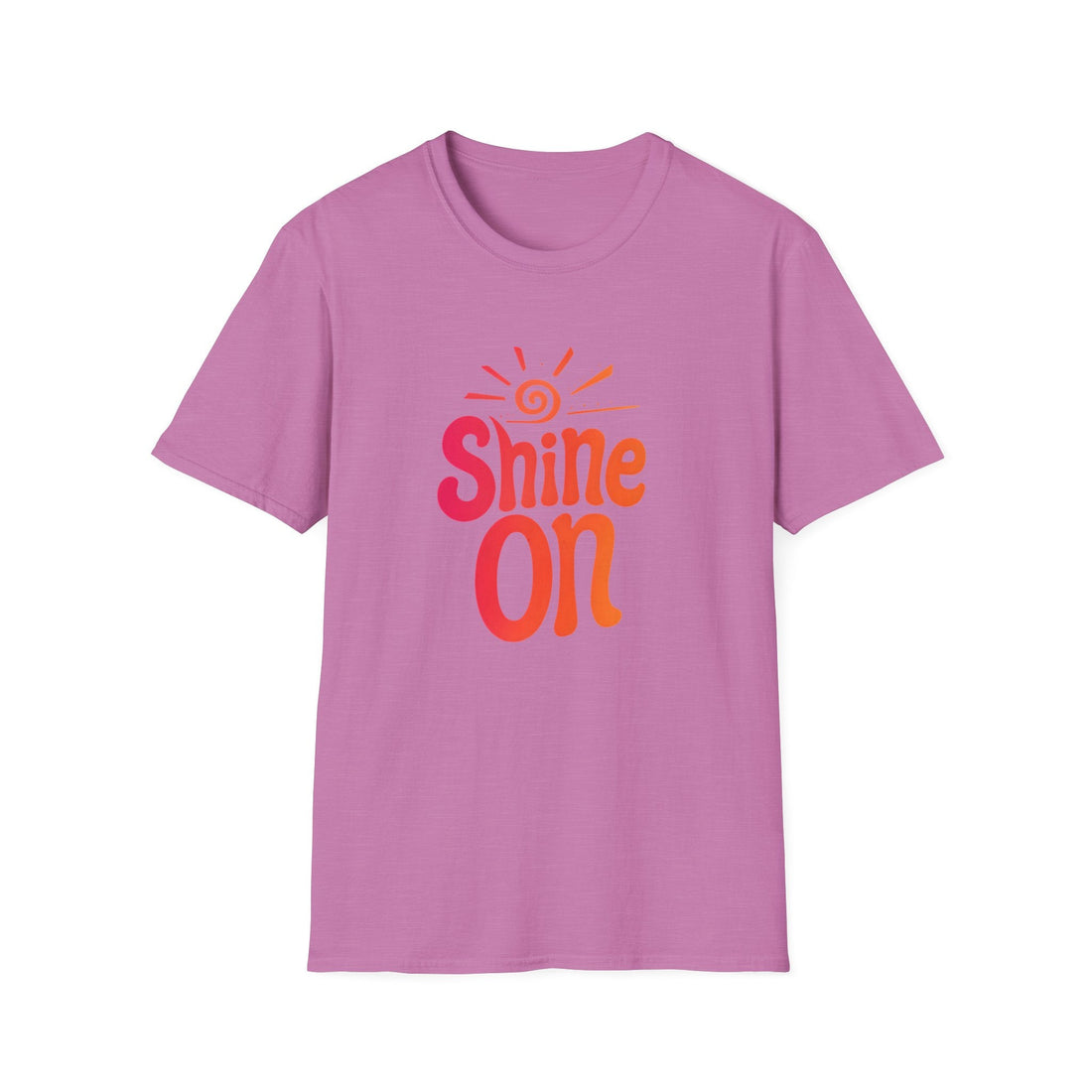 Shine On Unisex Softstyle T-Shirt, Positive Vibes Tee, Fun Graphic Shirt, Casual Wear, Gift for Friends, Brighten Your Day - T-Shirt - Positively Sassy - Shine On Unisex Softstyle T-Shirt, Positive Vibes Tee, Fun Graphic Shirt, Casual Wear, Gift for Friends, Brighten Your Day