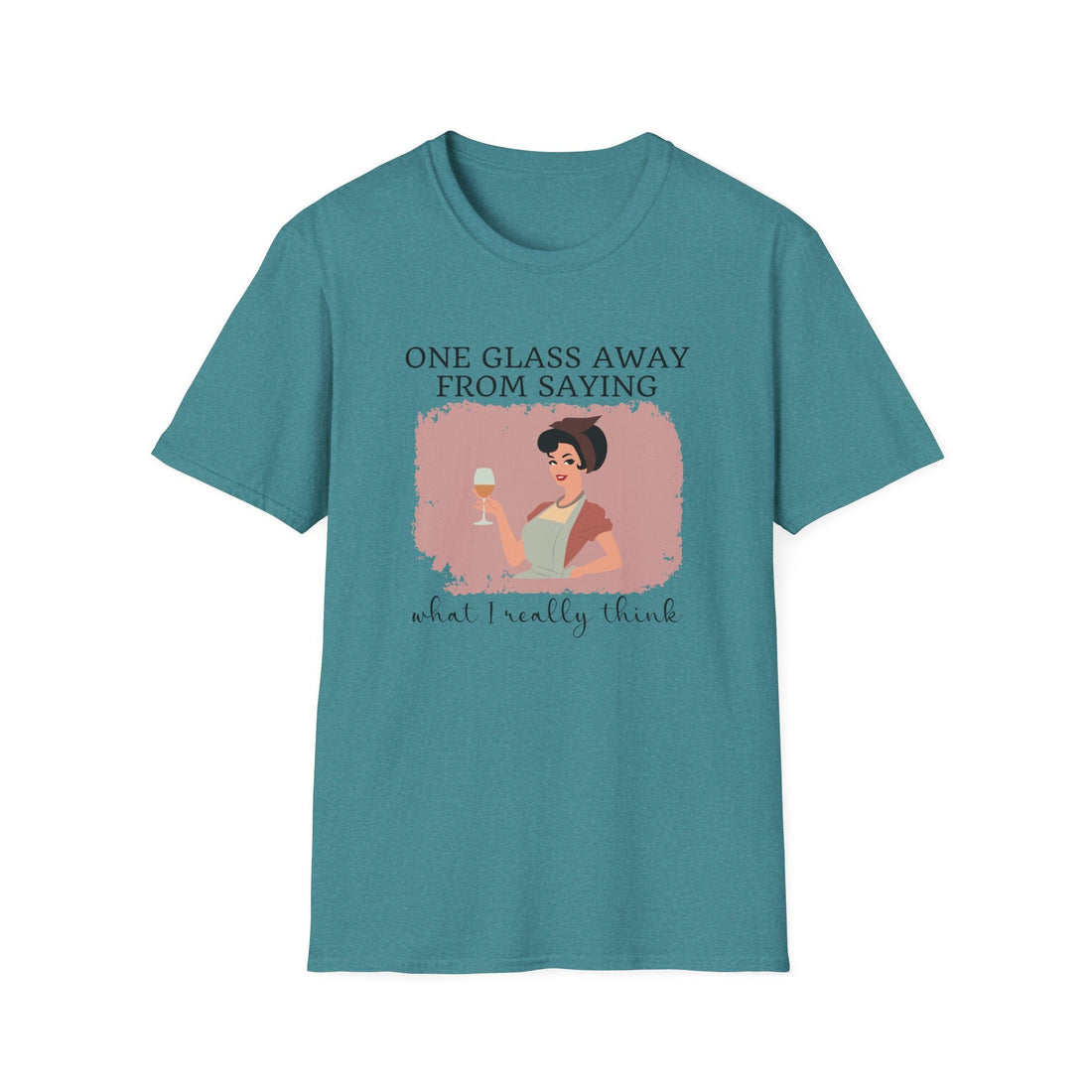 Sip & Speak Unisex T-Shirt | Funny Quote Tee, Casual Wear, Gift for Friends, Birthday, Celebration, Relaxed Fit - T-Shirt - Positively Sassy - Sip & Speak Unisex T-Shirt | Funny Quote Tee, Casual Wear, Gift for Friends, Birthday, Celebration, Relaxed Fit