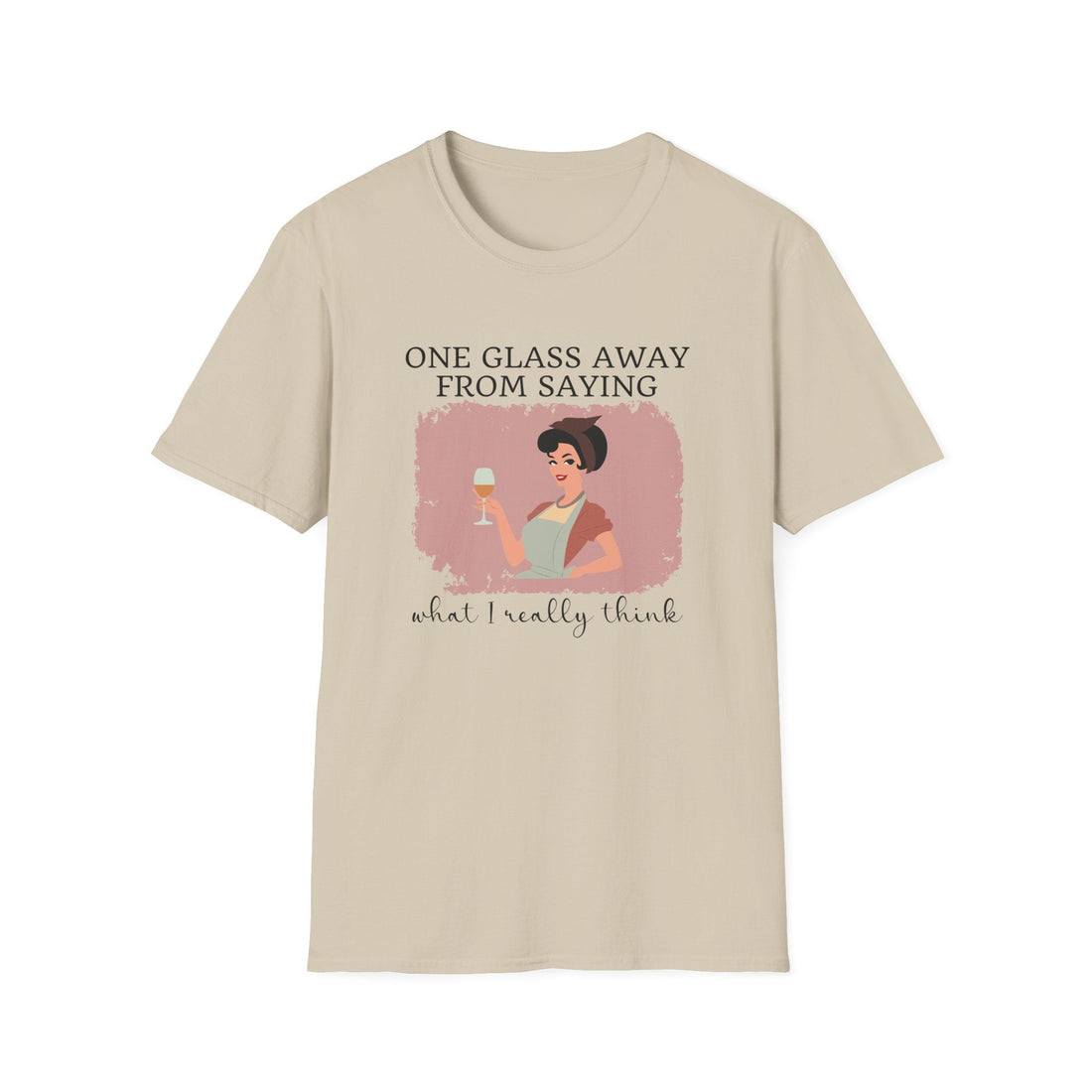Sip & Speak Unisex T-Shirt | Funny Quote Tee, Casual Wear, Gift for Friends, Birthday, Celebration, Relaxed Fit - T-Shirt - Positively Sassy - Sip & Speak Unisex T-Shirt | Funny Quote Tee, Casual Wear, Gift for Friends, Birthday, Celebration, Relaxed Fit