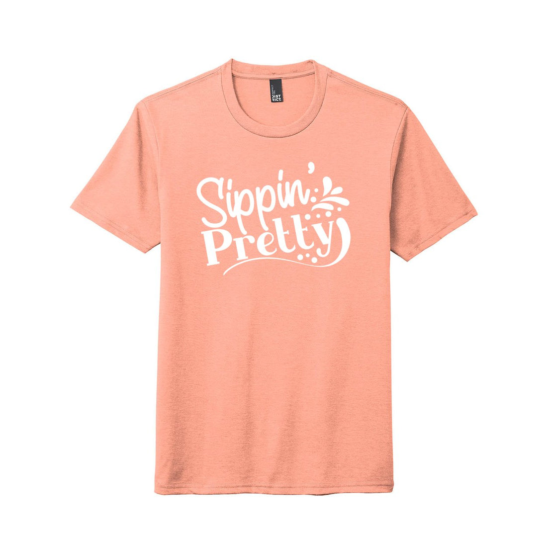 Sittin' Pretty District ® Perfect Tri ® Tee DM130 - T - Shirts - Positively Sassy - Sittin' Pretty District ® Perfect Tri ® Tee DM130