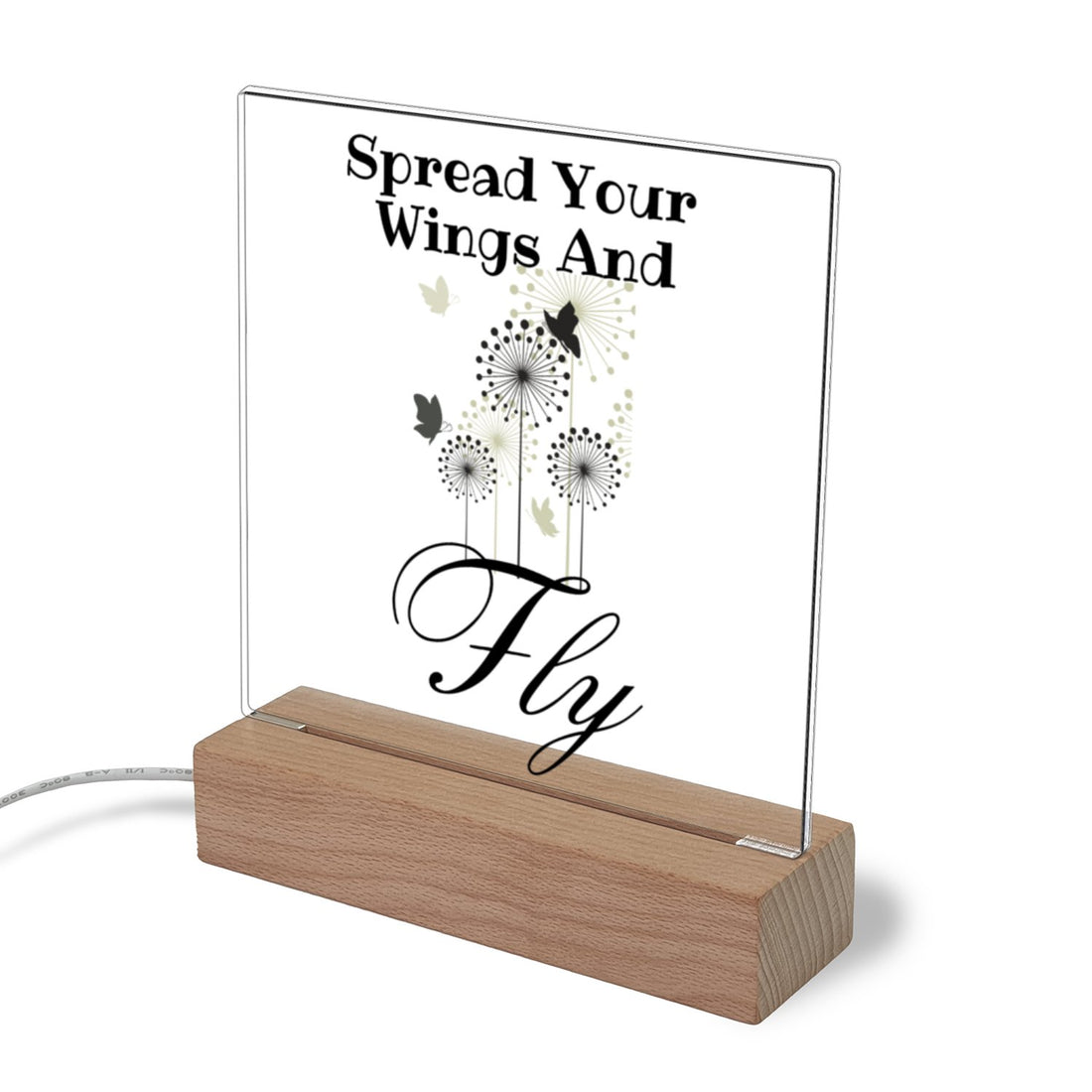 Spread Your Wings Plaque - Positively Sassy - Spread Your Wings Plaque