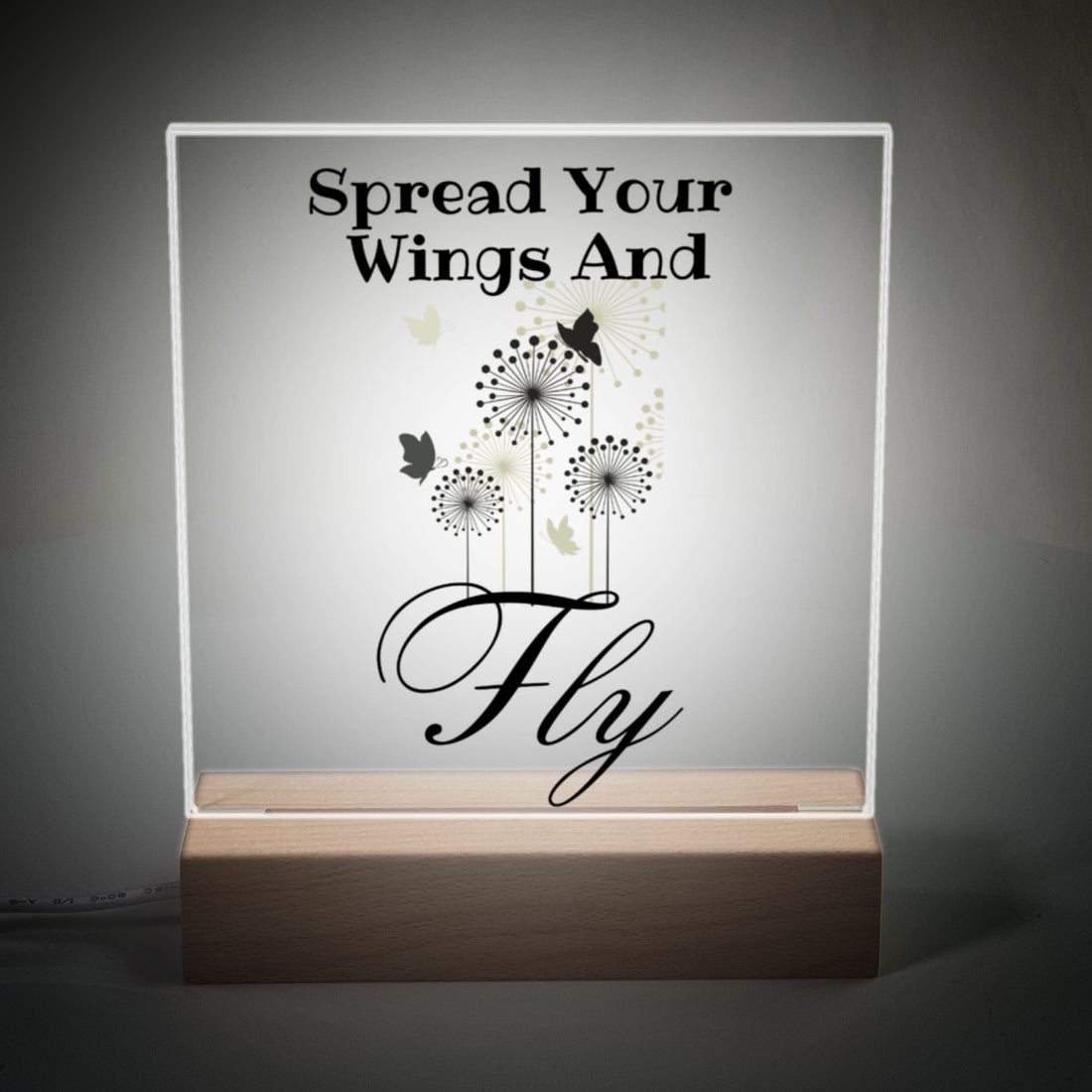 Spread Your Wings Plaque - Positively Sassy - Spread Your Wings Plaque