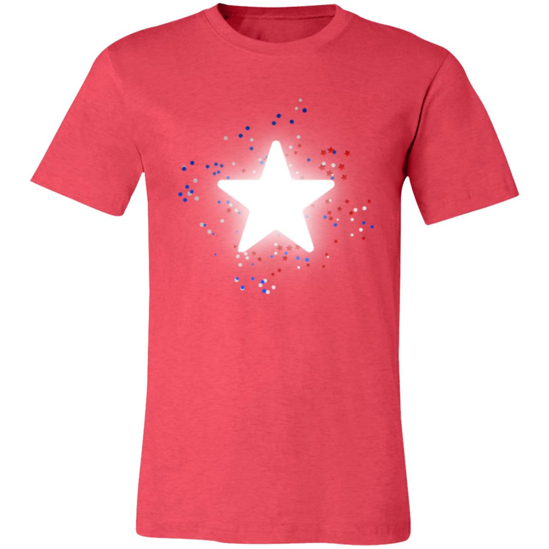 Star Spangled Glitter T-Shirt - T-Shirts - Positively Sassy - Star Spangled Glitter T-Shirt