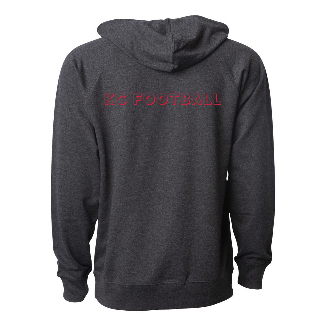 Sunday Football Lightweight Loopback Terry Hooded Sweatshirt - Sweaters/Hoodies - Positively Sassy - Sunday Football Lightweight Loopback Terry Hooded Sweatshirt