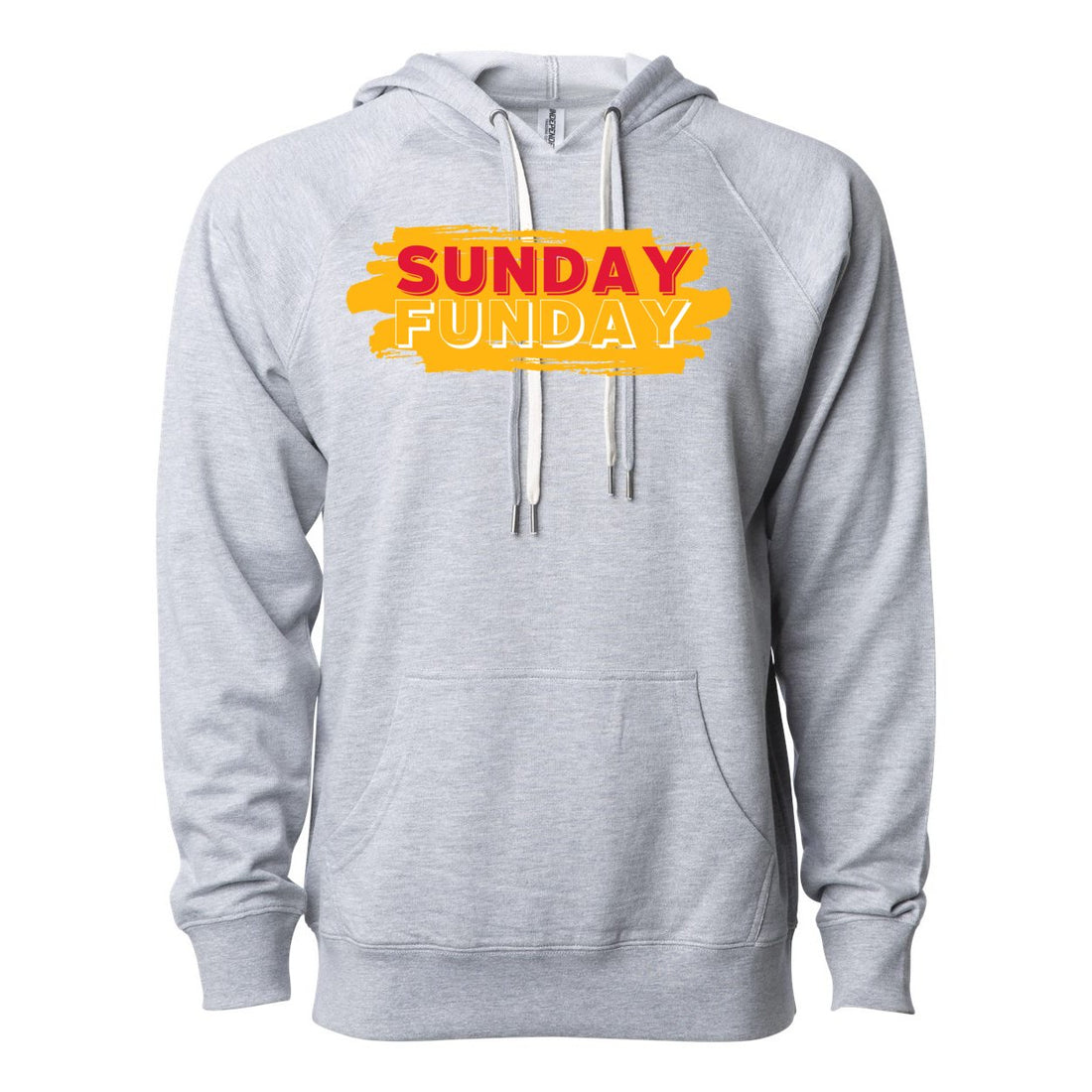 Sunday Football Lightweight Loopback Terry Hooded Sweatshirt - Sweaters/Hoodies - Positively Sassy - Sunday Football Lightweight Loopback Terry Hooded Sweatshirt