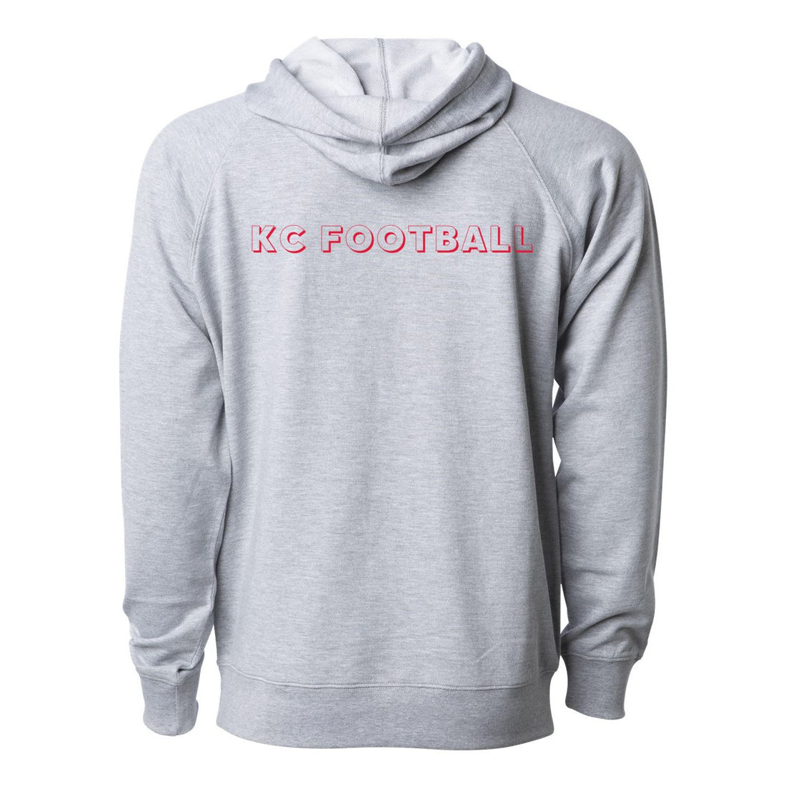 Sunday Football Lightweight Loopback Terry Hooded Sweatshirt - Sweaters/Hoodies - Positively Sassy - Sunday Football Lightweight Loopback Terry Hooded Sweatshirt