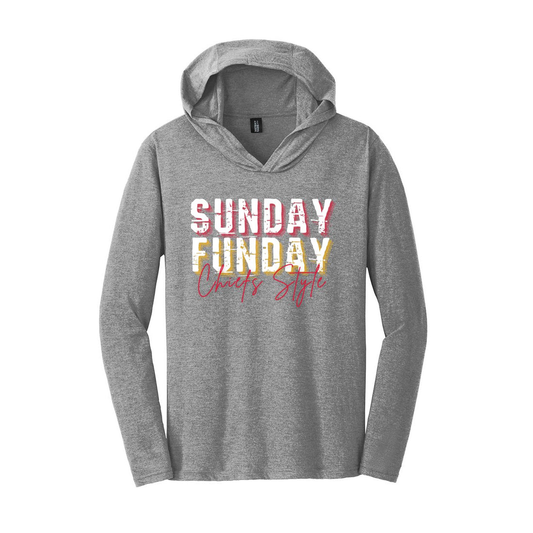 Sunday Funday Long Sleeve Hoodie DM139 - Long Sleeve - Positively Sassy - Sunday Funday Long Sleeve Hoodie DM139