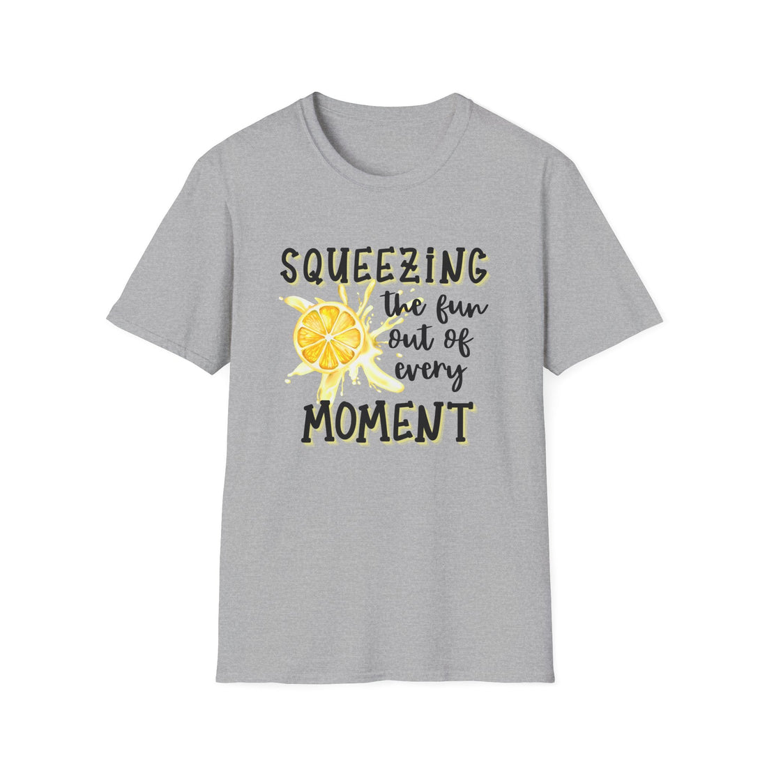 Sunny Vibes Unisex T-Shirt - "Squeezing the Fun out of Every Moment" - Casual Tee, Summer Style, Gift for Friends, Family Celebration, [...] - T-Shirt - Positively Sassy - Sunny Vibes Unisex T-Shirt - "Squeezing the Fun out of Every Moment" - Casual Tee, Summer Style, Gift for Friends, Family Celebration, [...]