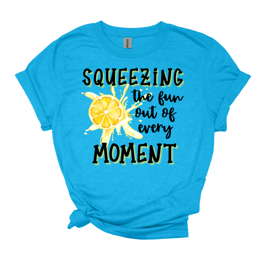 Sunny Vibes Unisex T-Shirt - "Squeezing the Fun out of Every Moment" - Casual Tee, Summer Style, Gift for Friends, Family Celebration, [...] - T-Shirt - Positively Sassy - Sunny Vibes Unisex T-Shirt - "Squeezing the Fun out of Every Moment" - Casual Tee, Summer Style, Gift for Friends, Family Celebration, [...]