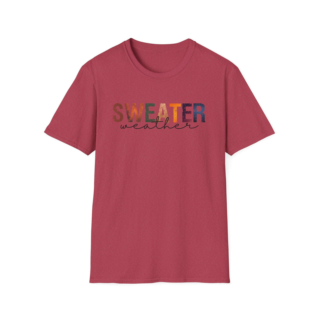 Sweater Weather Unisex T-Shirt, Cozy Fall Apparel, Gift for Autumn Lovers, Trendy Outfit, Casual Wear - T-Shirt - Positively Sassy - Sweater Weather Unisex T-Shirt, Cozy Fall Apparel, Gift for Autumn Lovers, Trendy Outfit, Casual Wear