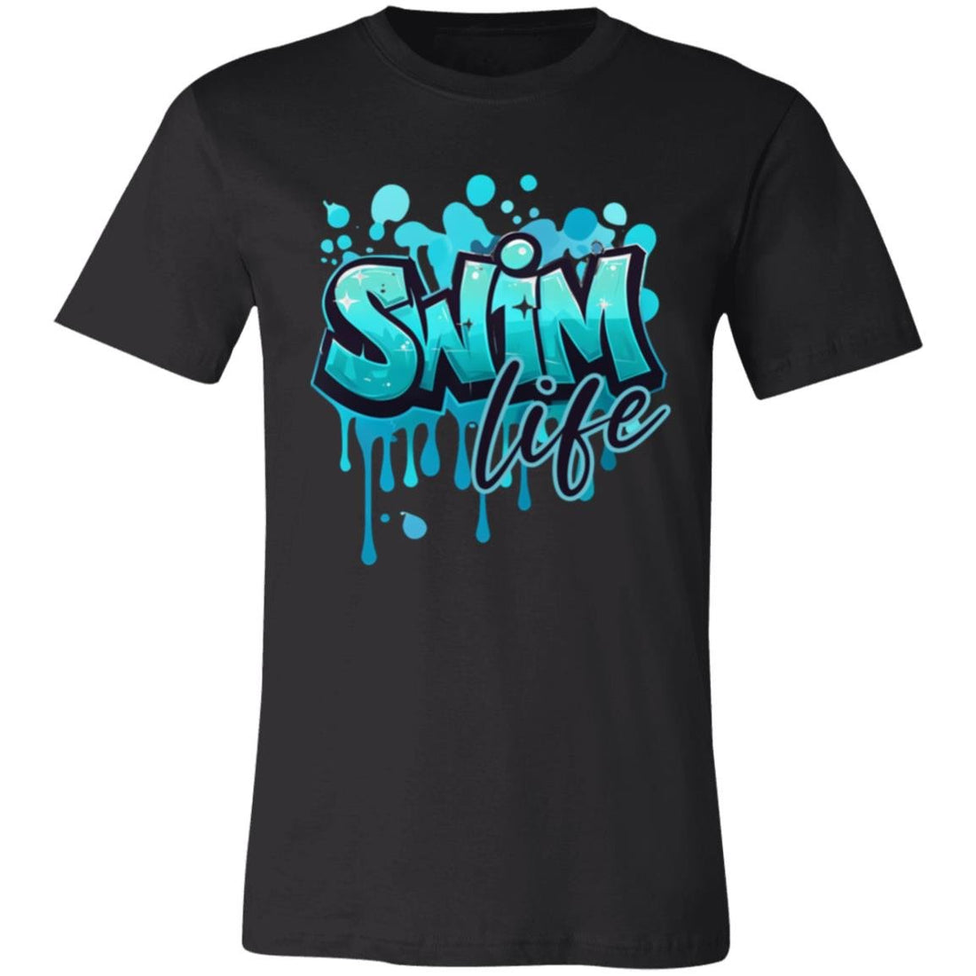 Swim Life 3001C Bella + Canvas Unisex Jersey Short - Sleeve T-Shirt - T-Shirts - Positively Sassy - Swim Life 3001C Bella + Canvas Unisex Jersey Short - Sleeve T-Shirt