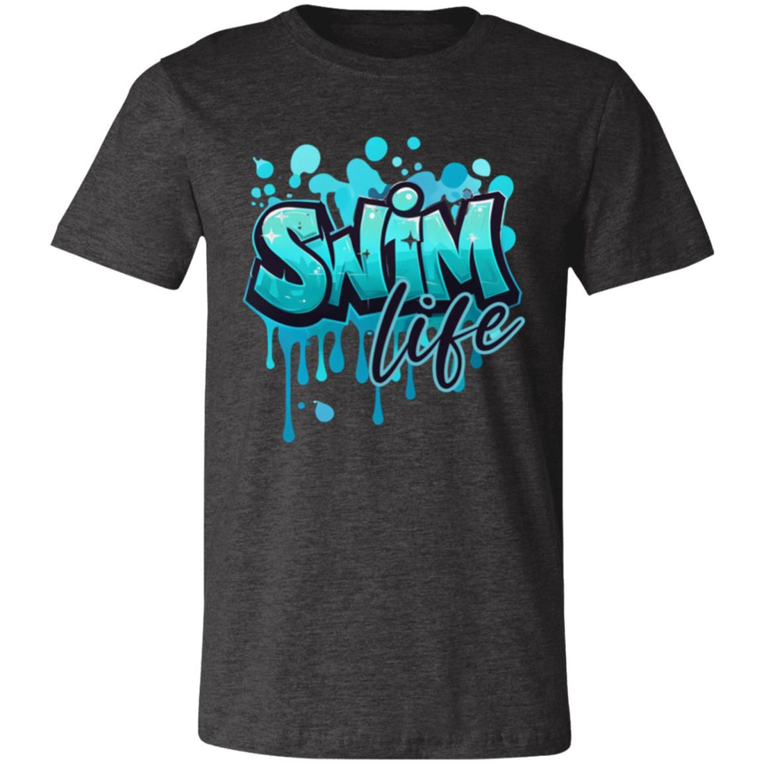 Swim Life 3001C Bella + Canvas Unisex Jersey Short - Sleeve T-Shirt - T-Shirts - Positively Sassy - Swim Life 3001C Bella + Canvas Unisex Jersey Short - Sleeve T-Shirt