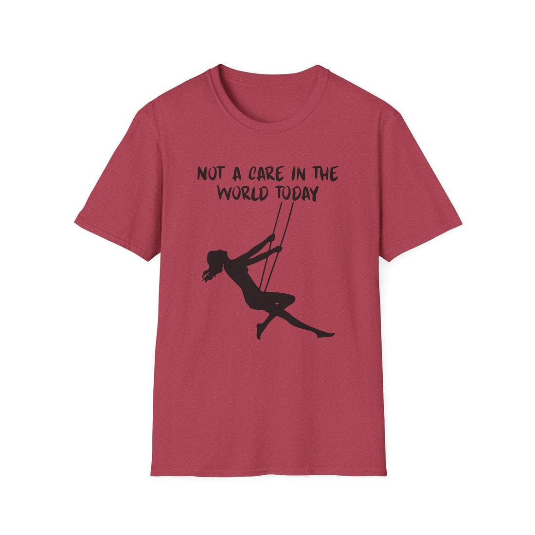 Swinging Woman T-Shirt, Casual Unisex Tee, Fun Graphic Tee, Summer Outfit, Gift for Best Friend, Relaxation Shirt - T-Shirt - Positively Sassy - Swinging Woman T-Shirt, Casual Unisex Tee, Fun Graphic Tee, Summer Outfit, Gift for Best Friend, Relaxation Shirt