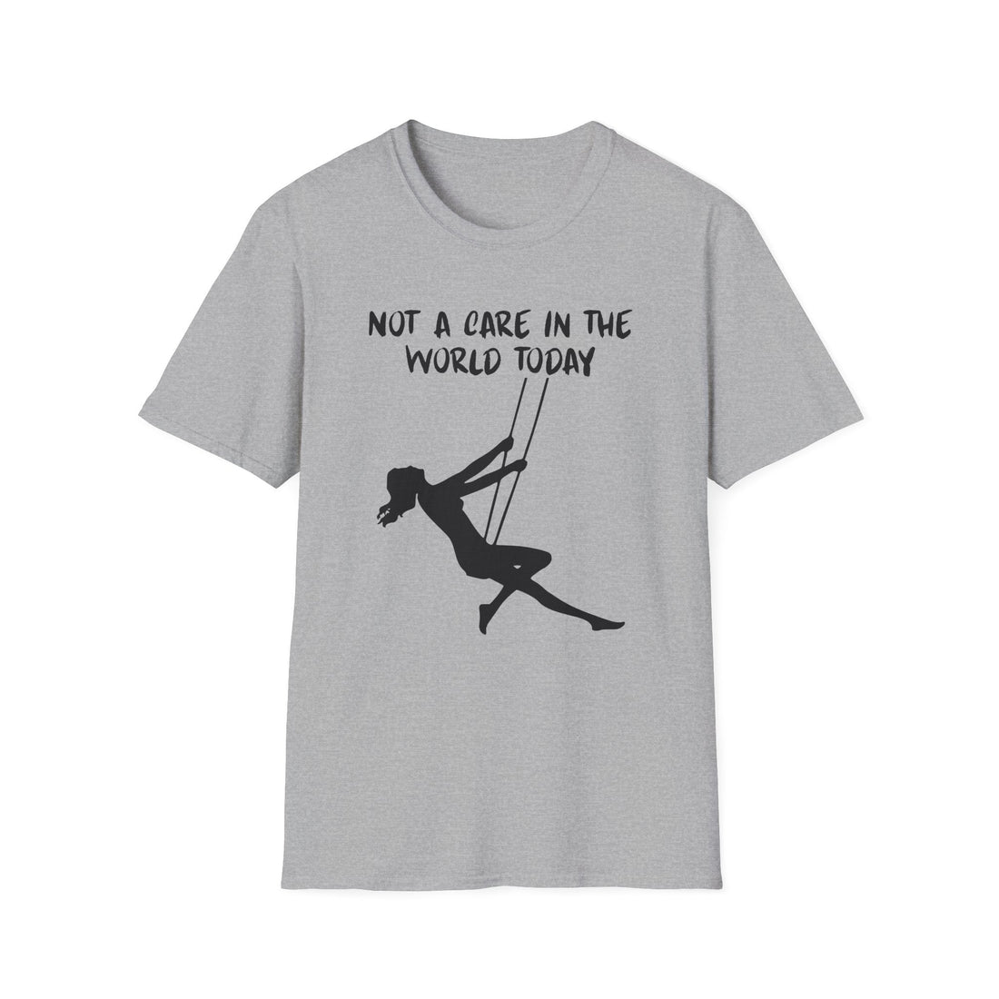 Swinging Woman T-Shirt, Casual Unisex Tee, Fun Graphic Tee, Summer Outfit, Gift for Best Friend, Relaxation Shirt - T-Shirt - Positively Sassy - Swinging Woman T-Shirt, Casual Unisex Tee, Fun Graphic Tee, Summer Outfit, Gift for Best Friend, Relaxation Shirt