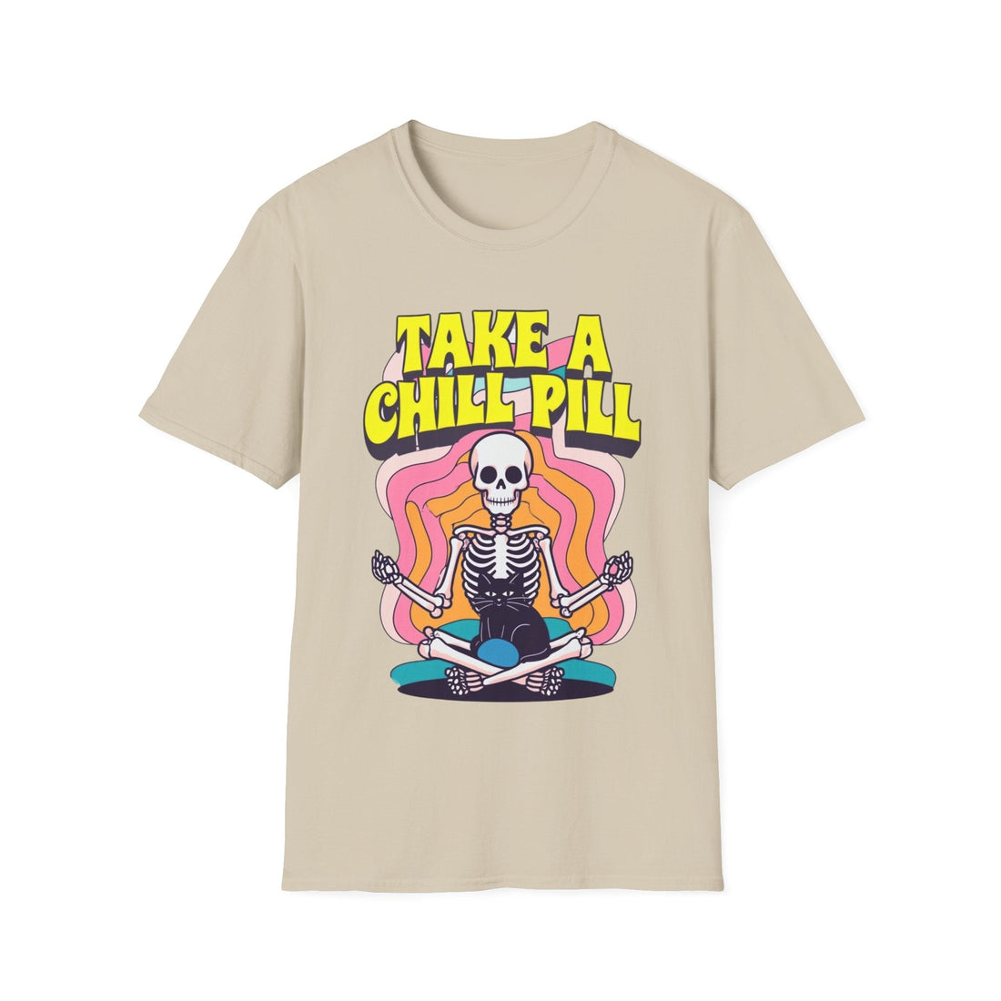 Take A Chill Pill Softstyle T-Shirt - T-Shirt - Positively Sassy - Take A Chill Pill Softstyle T-Shirt