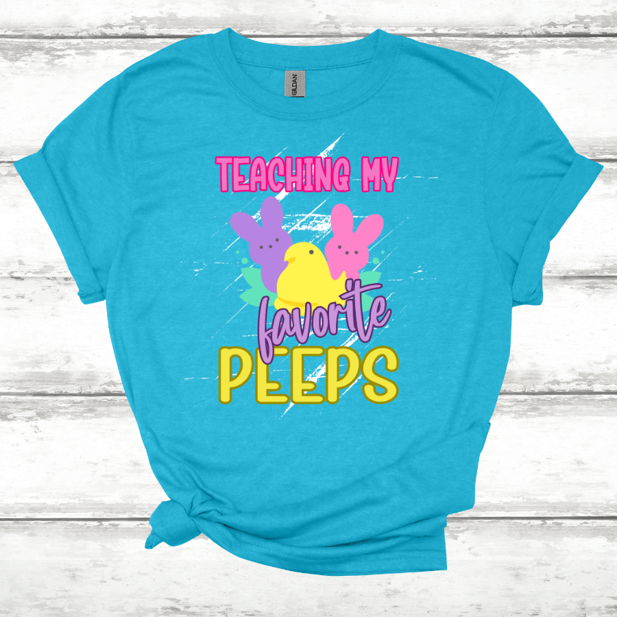 Teach Peeps Softstyle T-Shirt - T-Shirt - Positively Sassy - Teach Peeps Softstyle T-Shirt