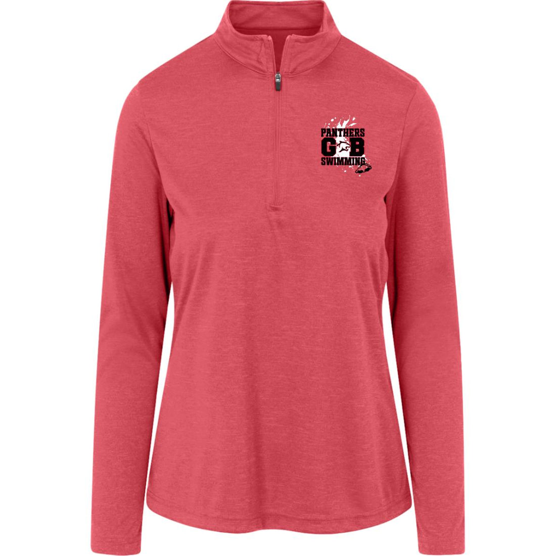 Team 365 Womens Heather Quarter Zip - Pullover - Positively Sassy - Team 365 Womens Heather Quarter Zip