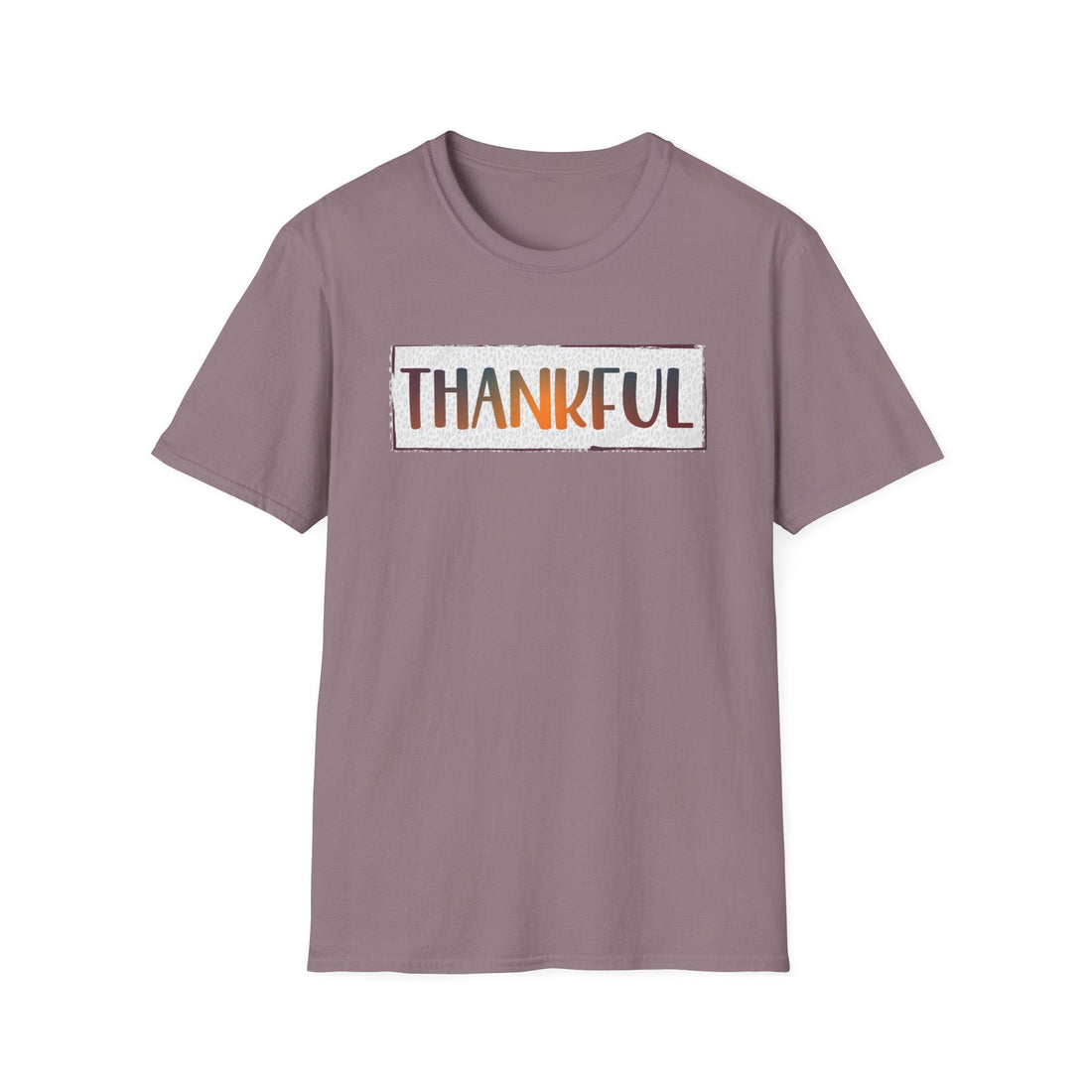 Thankful Light Cheetah Gildan 64000 - T-Shirt - Positively Sassy - Thankful Light Cheetah Gildan 64000