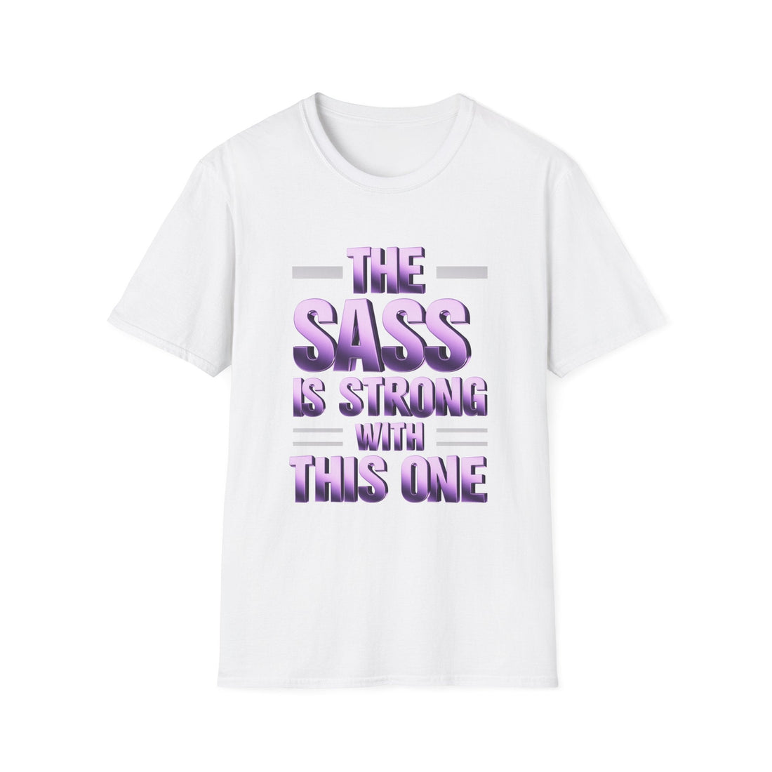 The Sass Gildan 6400 - T - Shirt - Positively Sassy - The Sass Gildan 6400