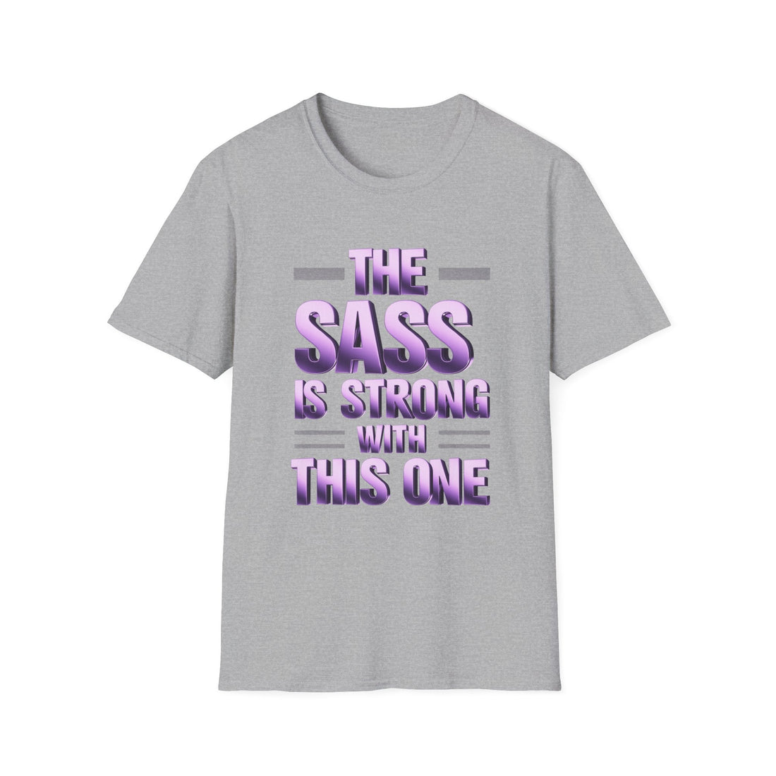 The Sass Gildan 6400 - T - Shirt - Positively Sassy - The Sass Gildan 6400