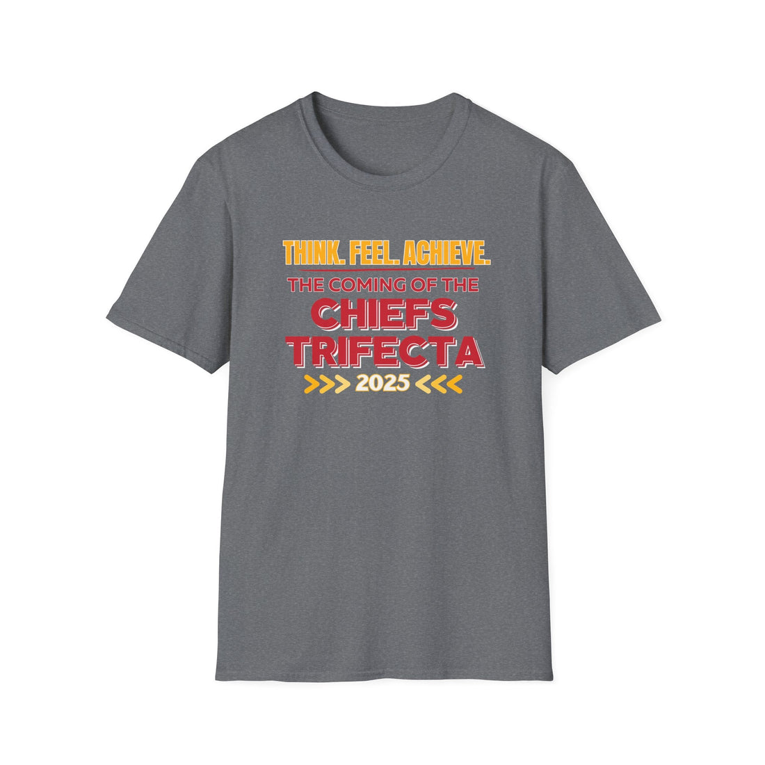 Think Feel Trifecta Softstyle T-Shirt - T-Shirt - Positively Sassy - Think Feel Trifecta Softstyle T-Shirt