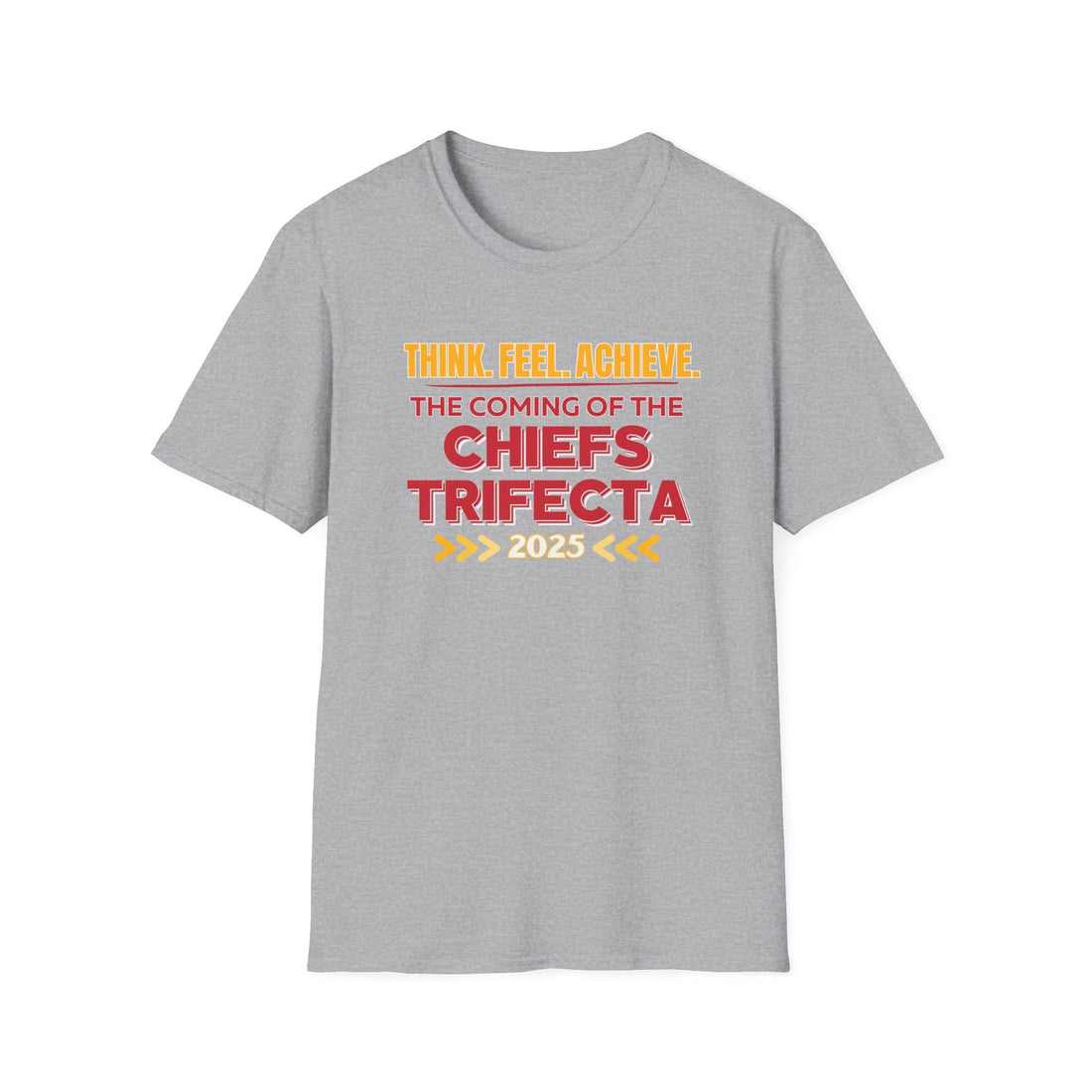 Think Feel Trifecta Softstyle T-Shirt - T-Shirt - Positively Sassy - Think Feel Trifecta Softstyle T-Shirt