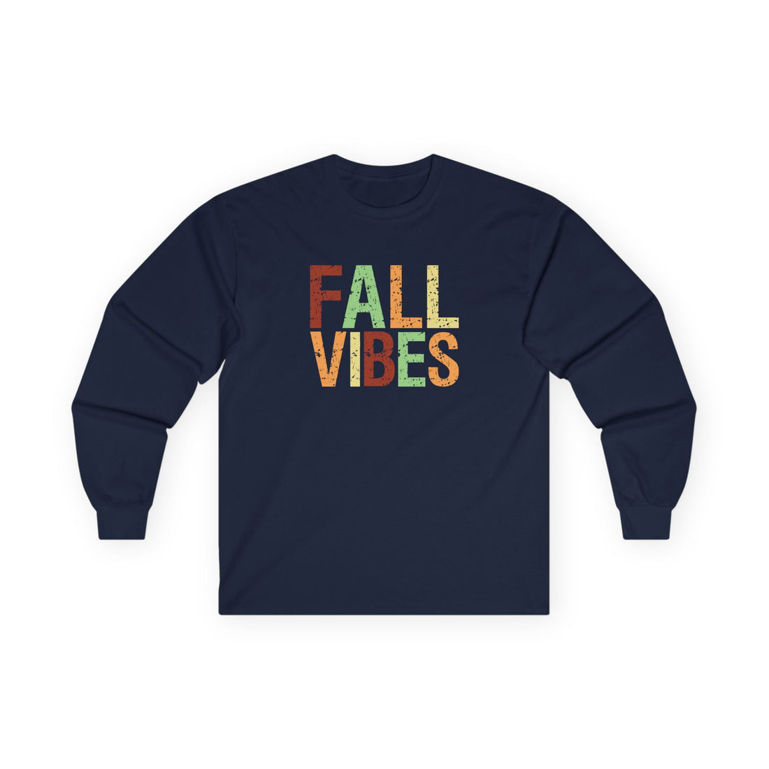 Unisex Long Sleeve Tee - Fall Vibes, Cozy Autumn Shirt, Gift for Fall Lovers, September Fashion, Casual Layering Top - Long - sleeve - Positively Sassy - Unisex Long Sleeve Tee - Fall Vibes, Cozy Autumn Shirt, Gift for Fall Lovers, September Fashion, Casual Layering Top