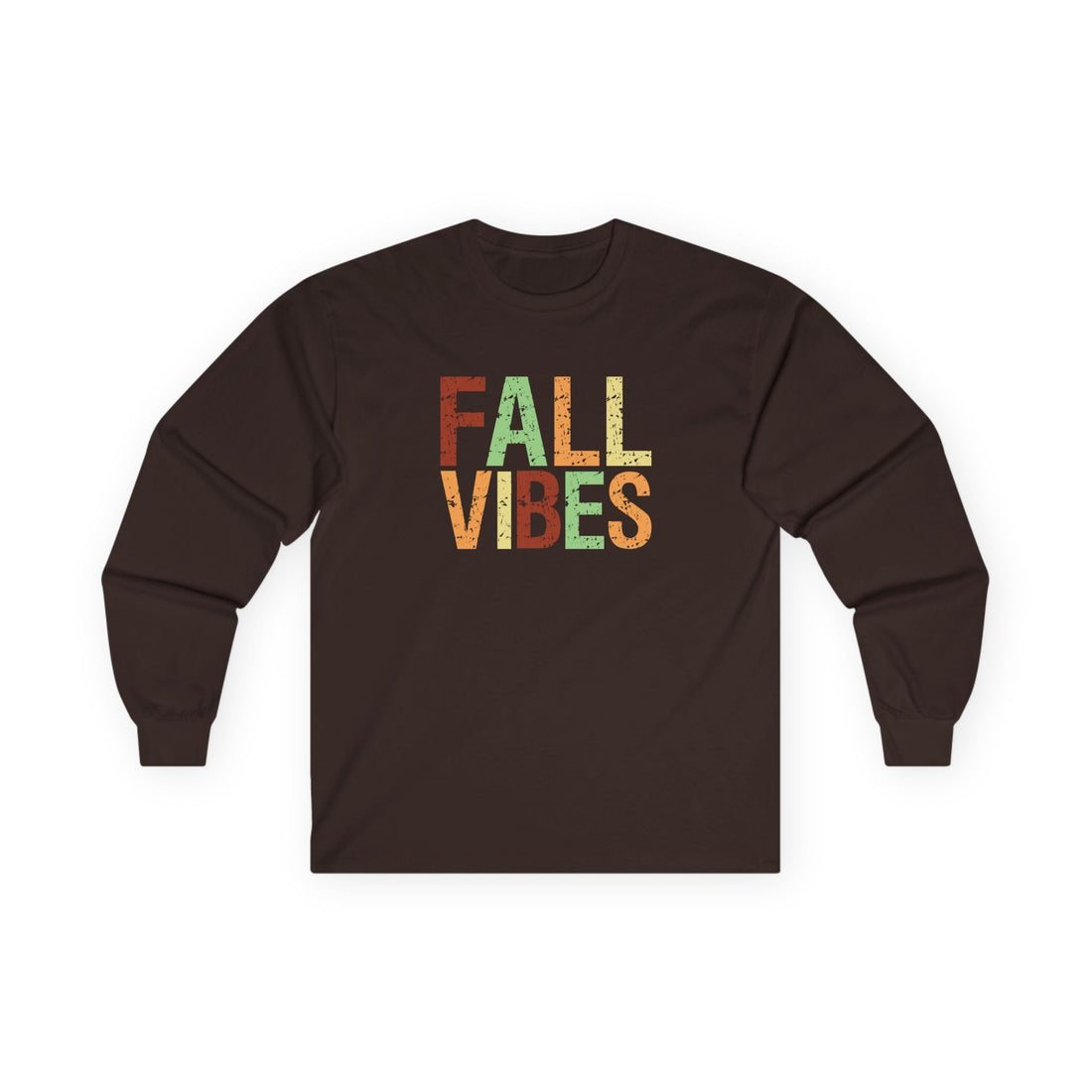 Unisex Long Sleeve Tee - Fall Vibes, Cozy Autumn Shirt, Gift for Fall Lovers, September Fashion, Casual Layering Top - Long - sleeve - Positively Sassy - Unisex Long Sleeve Tee - Fall Vibes, Cozy Autumn Shirt, Gift for Fall Lovers, September Fashion, Casual Layering Top