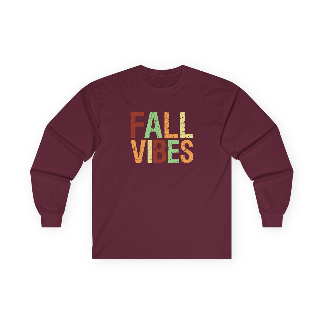 Unisex Long Sleeve Tee - Fall Vibes, Cozy Autumn Shirt, Gift for Fall Lovers, September Fashion, Casual Layering Top - Long - sleeve - Positively Sassy - Unisex Long Sleeve Tee - Fall Vibes, Cozy Autumn Shirt, Gift for Fall Lovers, September Fashion, Casual Layering Top