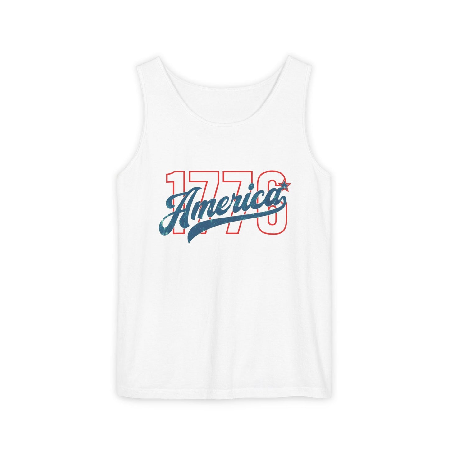 Unisex Vintage 1776 America Tank Top, Patriotic Summer Shirt, Independence Day Tee, Casual Wear, Gift for Her & Him - Tank Top - Positively Sassy - Unisex Vintage 1776 America Tank Top, Patriotic Summer Shirt, Independence Day Tee, Casual Wear, Gift for Her & Him