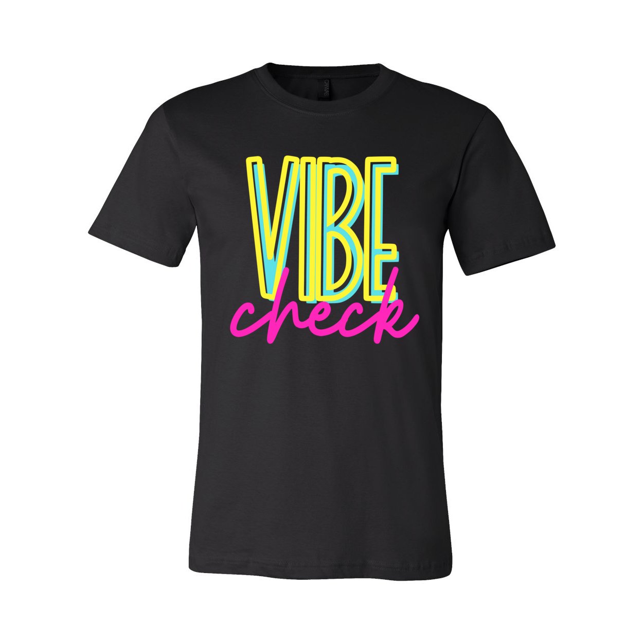 Vibe Check Jersey Tee - T-Shirts - Positively Sassy - Vibe Check Jersey Tee