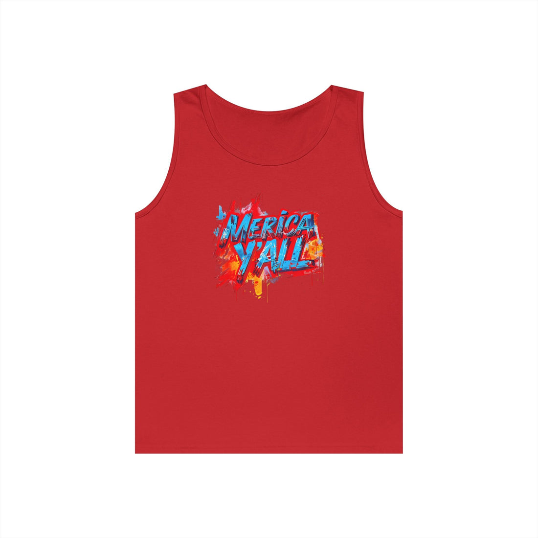 Vibrant Graphic Tank Top for Summer Fun, Unisex Cotton Apparel, Festival Gear, Beach Wear, Casual Outing Top, Gift for Him/Her - Tank Top - Positively Sassy - Vibrant Graphic Tank Top for Summer Fun, Unisex Cotton Apparel, Festival Gear, Beach Wear, Casual Outing Top, Gift for Him/Her