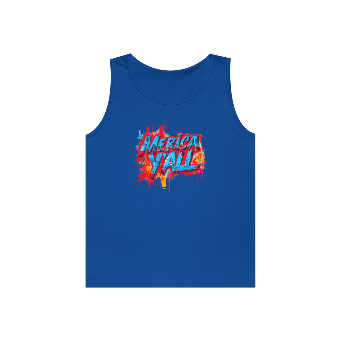 Vibrant Graphic Tank Top for Summer Fun, Unisex Cotton Apparel, Festival Gear, Beach Wear, Casual Outing Top, Gift for Him/Her - Tank Top - Positively Sassy - Vibrant Graphic Tank Top for Summer Fun, Unisex Cotton Apparel, Festival Gear, Beach Wear, Casual Outing Top, Gift for Him/Her