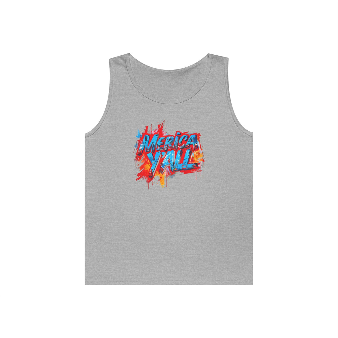 Vibrant Graphic Tank Top for Summer Fun, Unisex Cotton Apparel, Festival Gear, Beach Wear, Casual Outing Top, Gift for Him/Her - Tank Top - Positively Sassy - Vibrant Graphic Tank Top for Summer Fun, Unisex Cotton Apparel, Festival Gear, Beach Wear, Casual Outing Top, Gift for Him/Her