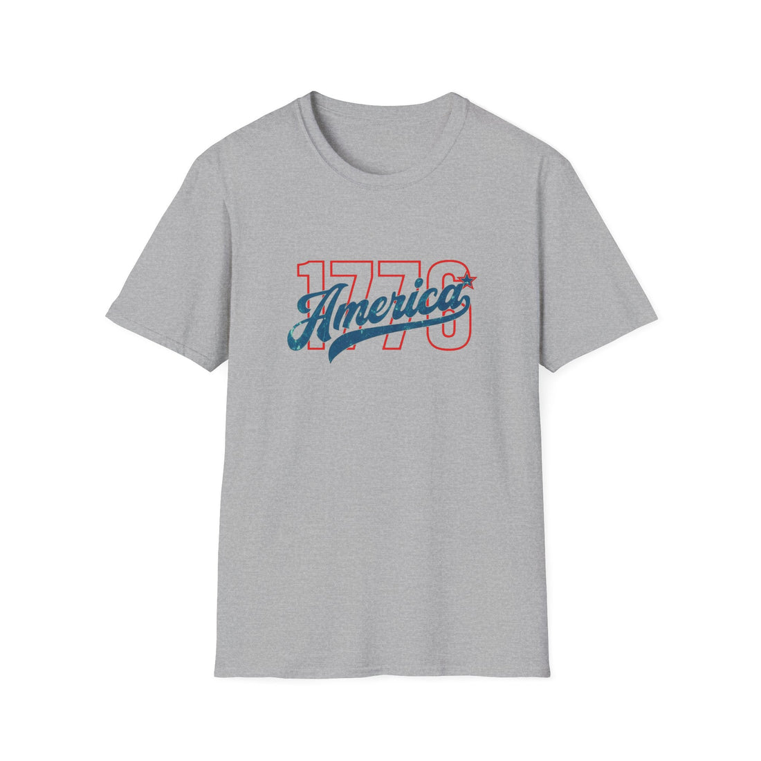 Vintage 1776 Unisex Softstyle T-Shirt, 4th of July Shirt, Patriotic Tee, Independence Day Apparel, American History Clothing - T-Shirt - Positively Sassy - Vintage 1776 Unisex Softstyle T-Shirt, 4th of July Shirt, Patriotic Tee, Independence Day Apparel, American History Clothing