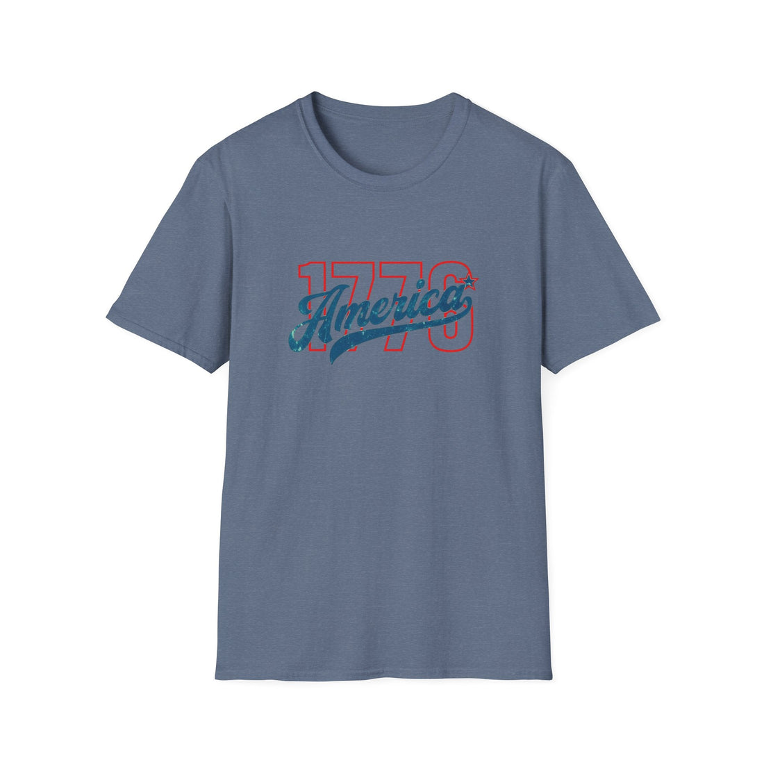 Vintage 1776 Unisex Softstyle T-Shirt, 4th of July Shirt, Patriotic Tee, Independence Day Apparel, American History Clothing - T-Shirt - Positively Sassy - Vintage 1776 Unisex Softstyle T-Shirt, 4th of July Shirt, Patriotic Tee, Independence Day Apparel, American History Clothing