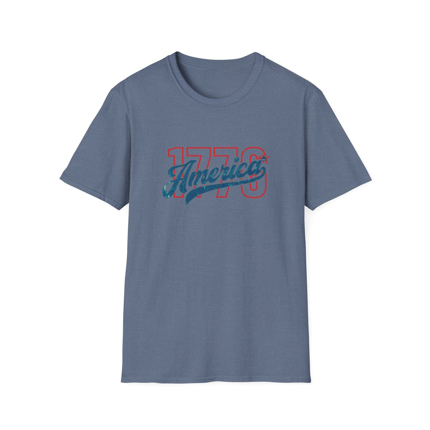 Vintage 1776 Unisex Softstyle T-Shirt, 4th of July Shirt, Patriotic Tee, Independence Day Apparel, American History Clothing - T-Shirt - Positively Sassy - Vintage 1776 Unisex Softstyle T-Shirt, 4th of July Shirt, Patriotic Tee, Independence Day Apparel, American History Clothing