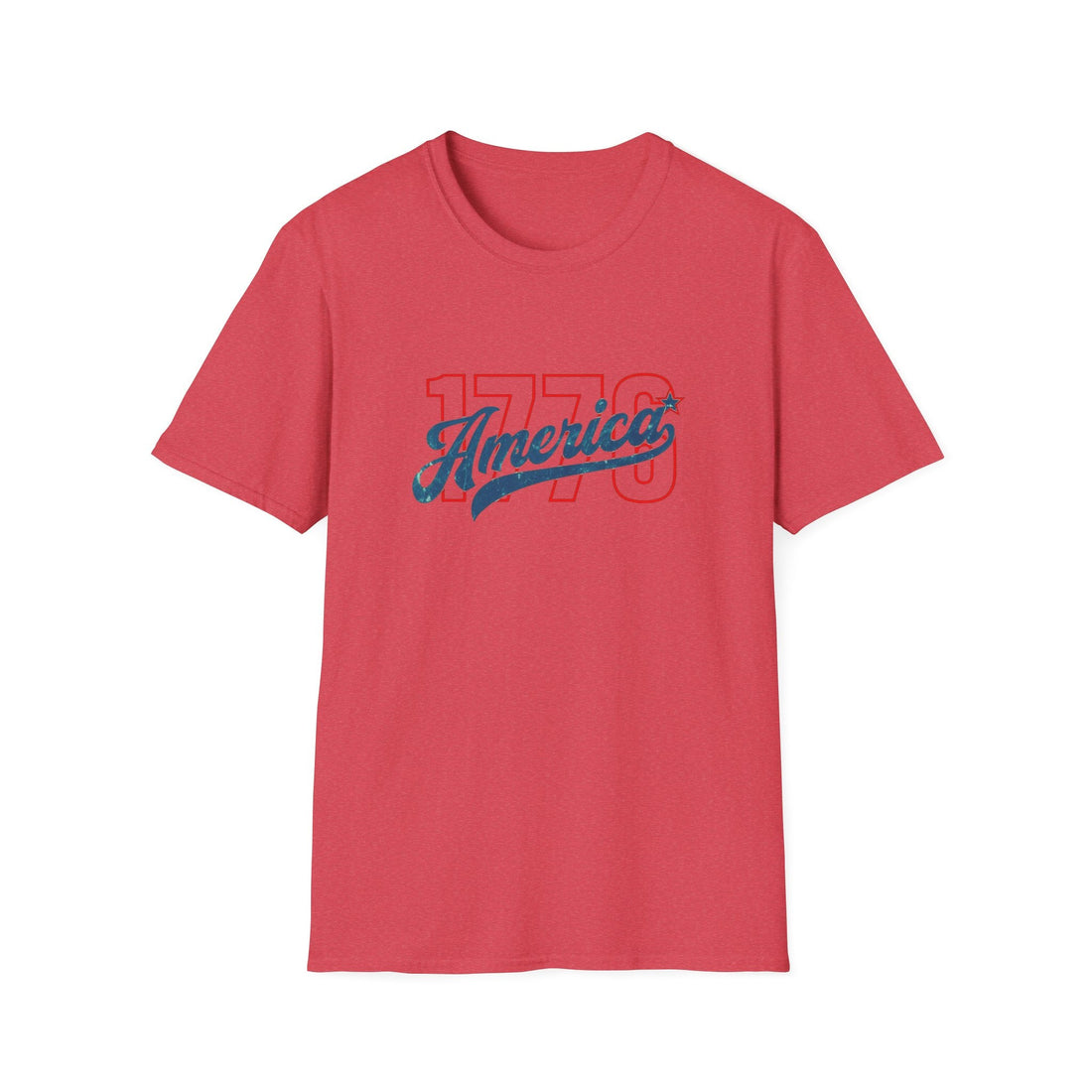 Vintage 1776 Unisex Softstyle T-Shirt, 4th of July Shirt, Patriotic Tee, Independence Day Apparel, American History Clothing - T-Shirt - Positively Sassy - Vintage 1776 Unisex Softstyle T-Shirt, 4th of July Shirt, Patriotic Tee, Independence Day Apparel, American History Clothing