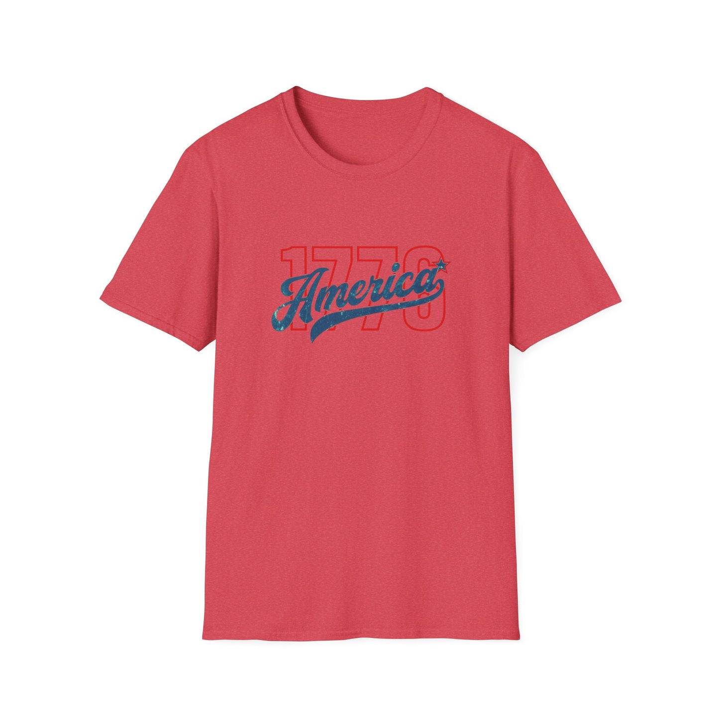 Vintage 1776 Unisex Softstyle T-Shirt, 4th of July Shirt, Patriotic Tee, Independence Day Apparel, American History Clothing - T-Shirt - Positively Sassy - Vintage 1776 Unisex Softstyle T-Shirt, 4th of July Shirt, Patriotic Tee, Independence Day Apparel, American History Clothing