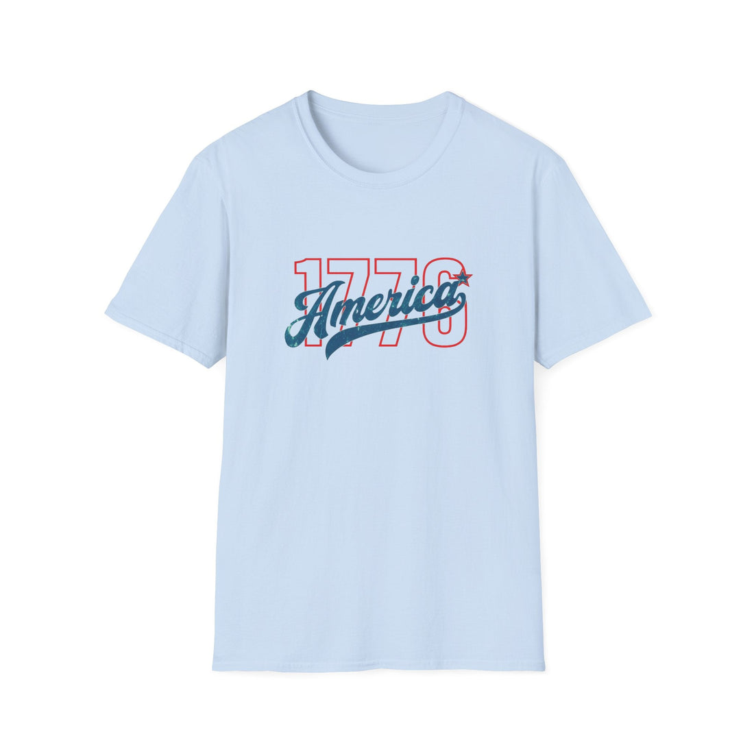 Vintage 1776 Unisex Softstyle T-Shirt, 4th of July Shirt, Patriotic Tee, Independence Day Apparel, American History Clothing - T-Shirt - Positively Sassy - Vintage 1776 Unisex Softstyle T-Shirt, 4th of July Shirt, Patriotic Tee, Independence Day Apparel, American History Clothing