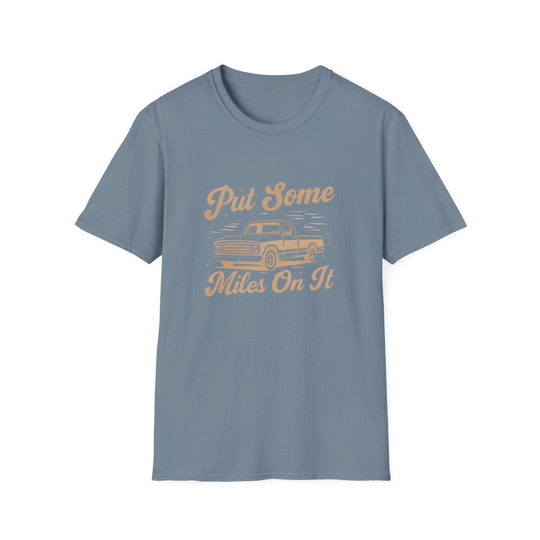 Vintage Car Enthusiast T-Shirt - Put Some Miles On It, Unisex Graphic Tee, Road Trip Apparel, Gift for Auto Lovers, Casual Wear - T-Shirt - Positively Sassy - Vintage Car Enthusiast T-Shirt - Put Some Miles On It, Unisex Graphic Tee, Road Trip Apparel, Gift for Auto Lovers, Casual Wear