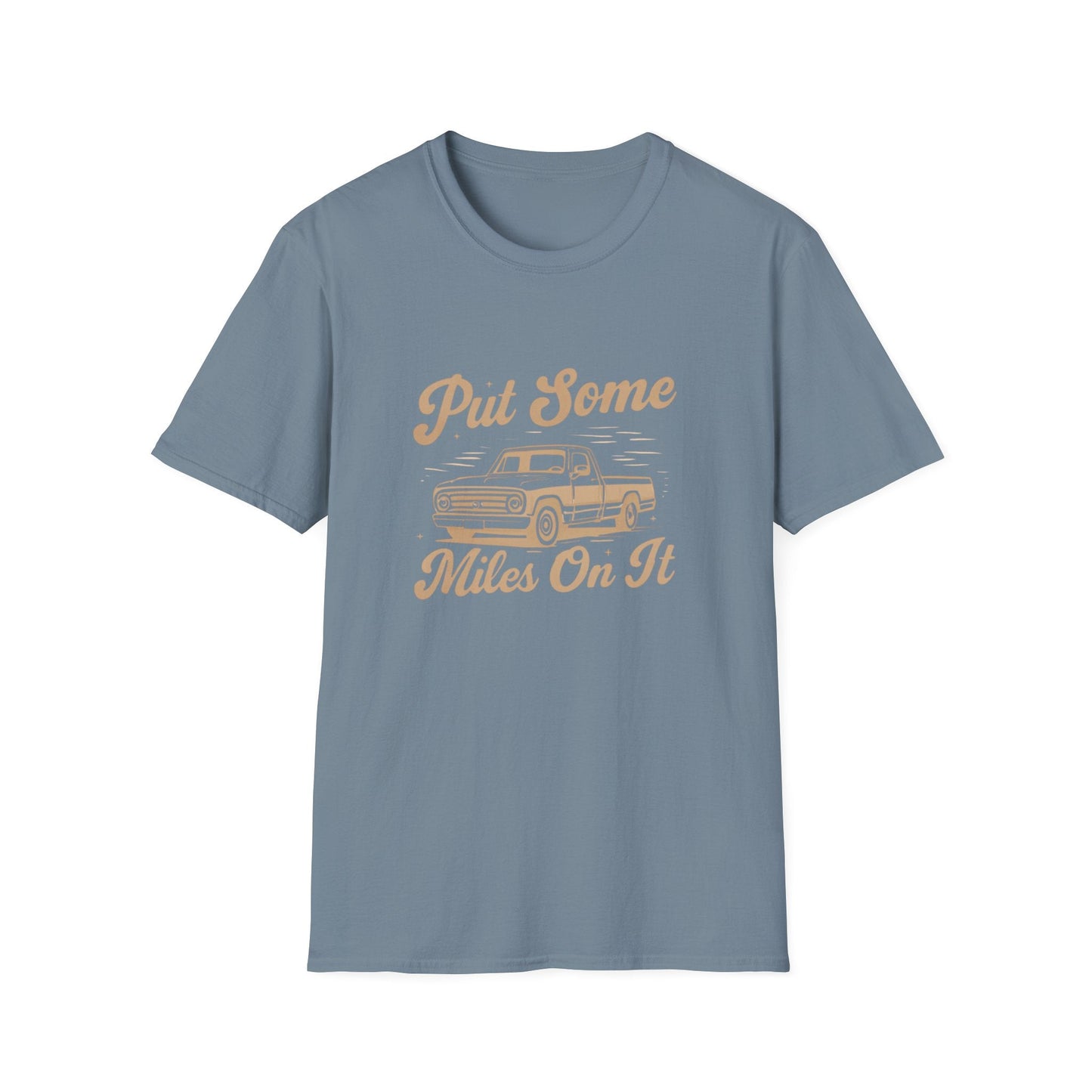 Vintage Car Enthusiast T-Shirt - Put Some Miles On It, Unisex Graphic Tee, Road Trip Apparel, Gift for Auto Lovers, Casual Wear - T-Shirt - Positively Sassy - Vintage Car Enthusiast T-Shirt - Put Some Miles On It, Unisex Graphic Tee, Road Trip Apparel, Gift for Auto Lovers, Casual Wear