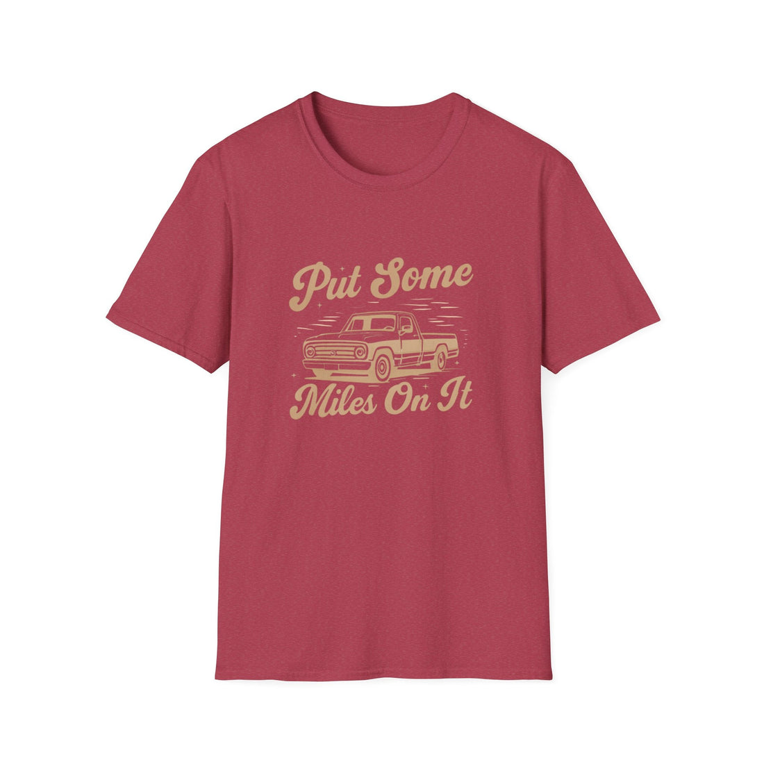 Vintage Car Enthusiast T-Shirt - Put Some Miles On It, Unisex Graphic Tee, Road Trip Apparel, Gift for Auto Lovers, Casual Wear - T-Shirt - Positively Sassy - Vintage Car Enthusiast T-Shirt - Put Some Miles On It, Unisex Graphic Tee, Road Trip Apparel, Gift for Auto Lovers, Casual Wear