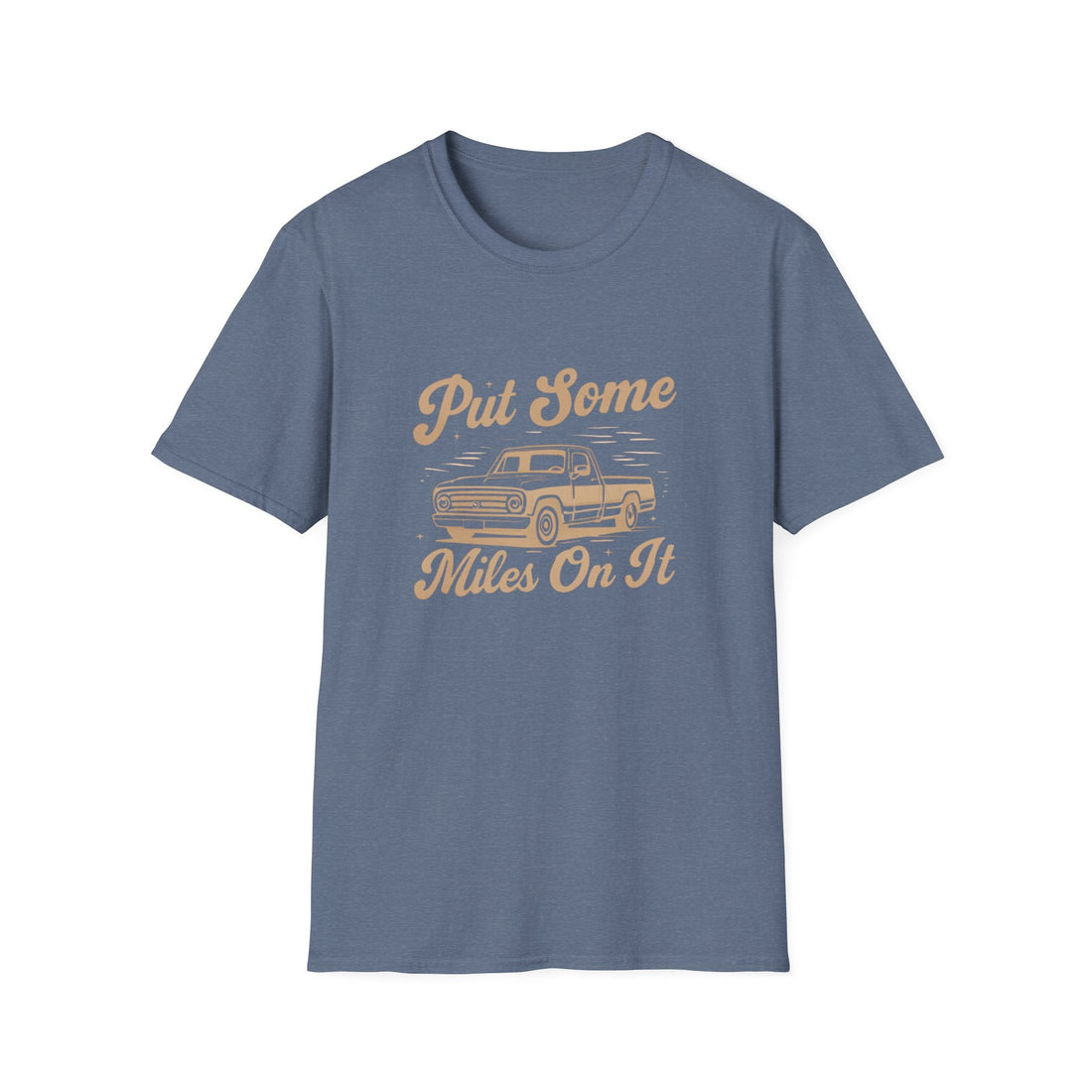 Vintage Car Enthusiast T-Shirt - Put Some Miles On It, Unisex Graphic Tee, Road Trip Apparel, Gift for Auto Lovers, Casual Wear - T-Shirt - Positively Sassy - Vintage Car Enthusiast T-Shirt - Put Some Miles On It, Unisex Graphic Tee, Road Trip Apparel, Gift for Auto Lovers, Casual Wear