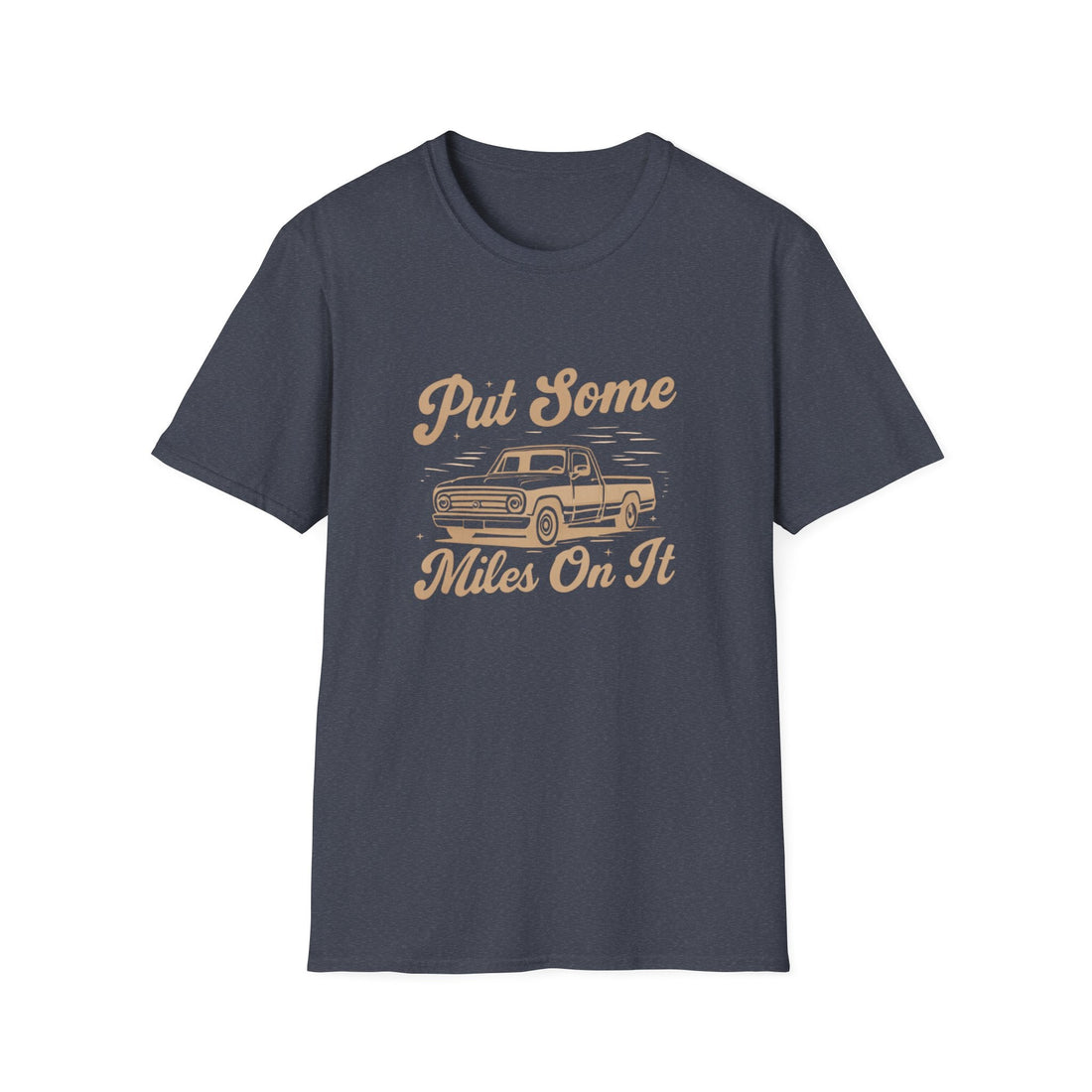 Vintage Car Enthusiast T-Shirt - Put Some Miles On It, Unisex Graphic Tee, Road Trip Apparel, Gift for Auto Lovers, Casual Wear - T-Shirt - Positively Sassy - Vintage Car Enthusiast T-Shirt - Put Some Miles On It, Unisex Graphic Tee, Road Trip Apparel, Gift for Auto Lovers, Casual Wear