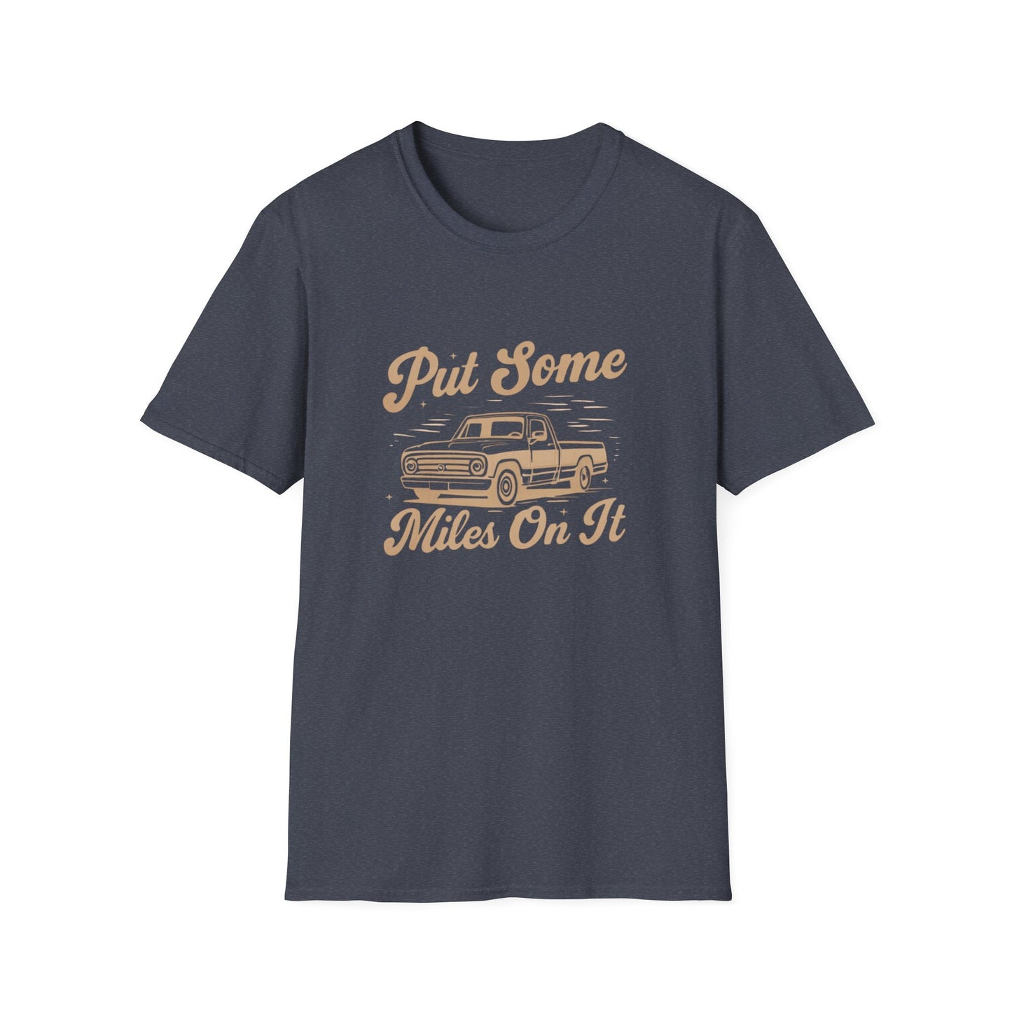 Vintage Car Enthusiast T-Shirt - Put Some Miles On It, Unisex Graphic Tee, Road Trip Apparel, Gift for Auto Lovers, Casual Wear - T-Shirt - Positively Sassy - Vintage Car Enthusiast T-Shirt - Put Some Miles On It, Unisex Graphic Tee, Road Trip Apparel, Gift for Auto Lovers, Casual Wear
