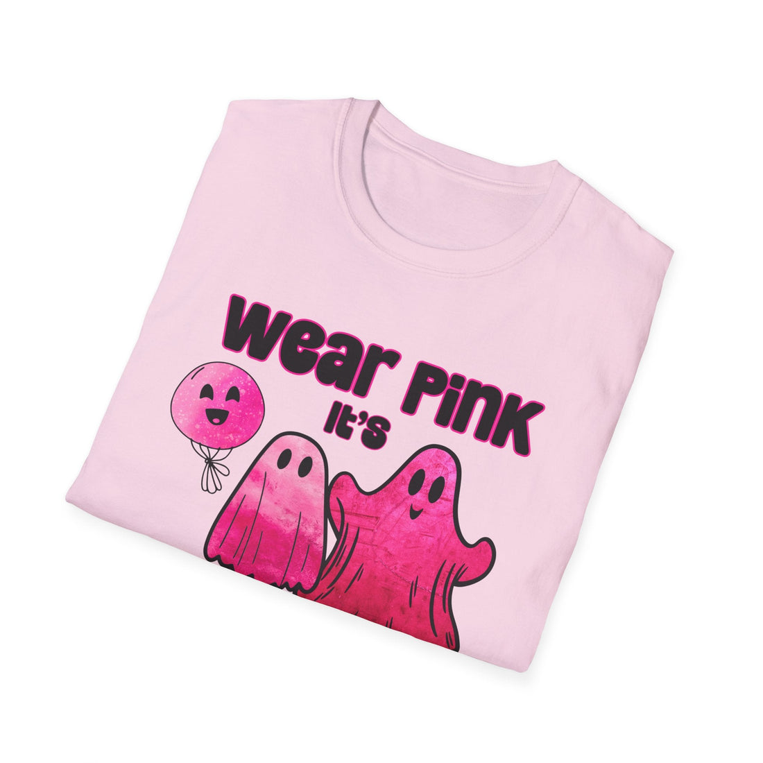 Wear Pink BOO COOL Unisex Softstyle T-Shirt - T-Shirt - Positively Sassy - Wear Pink BOO COOL Unisex Softstyle T-Shirt