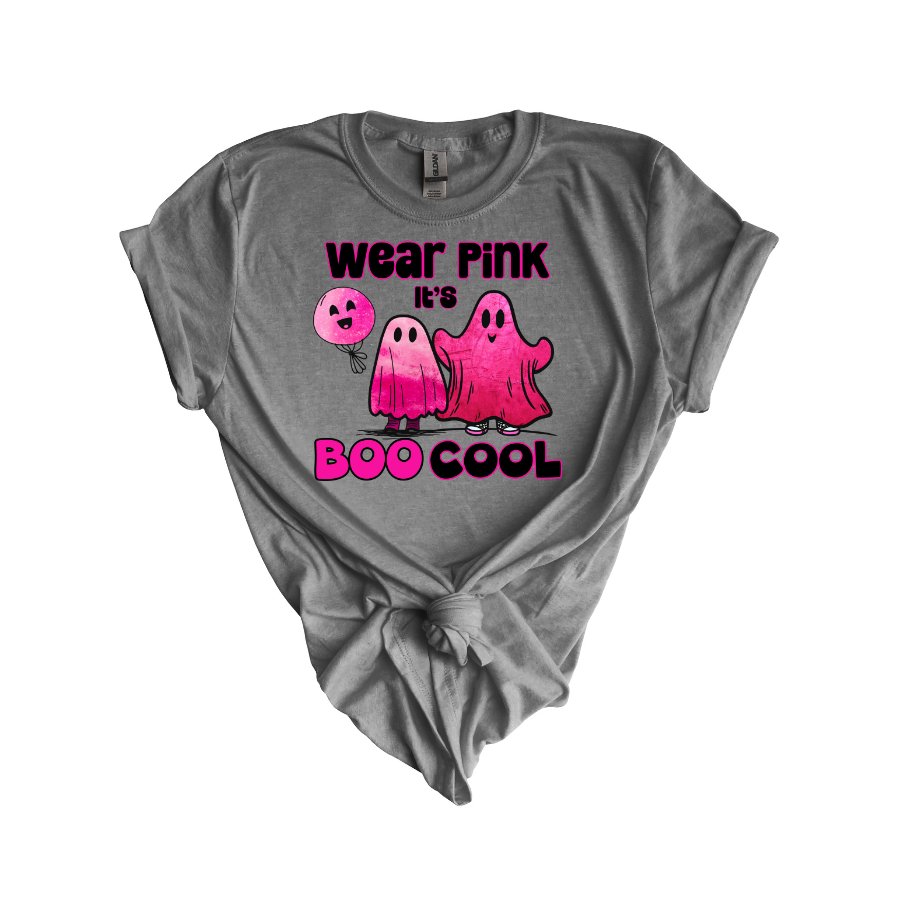 Wear Pink BOO COOL Unisex Softstyle T-Shirt - T-Shirt - Positively Sassy - Wear Pink BOO COOL Unisex Softstyle T-Shirt