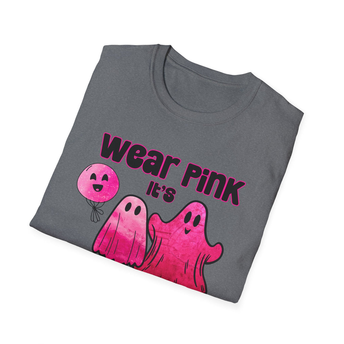 Wear Pink BOO COOL Unisex Softstyle T-Shirt - T-Shirt - Positively Sassy - Wear Pink BOO COOL Unisex Softstyle T-Shirt